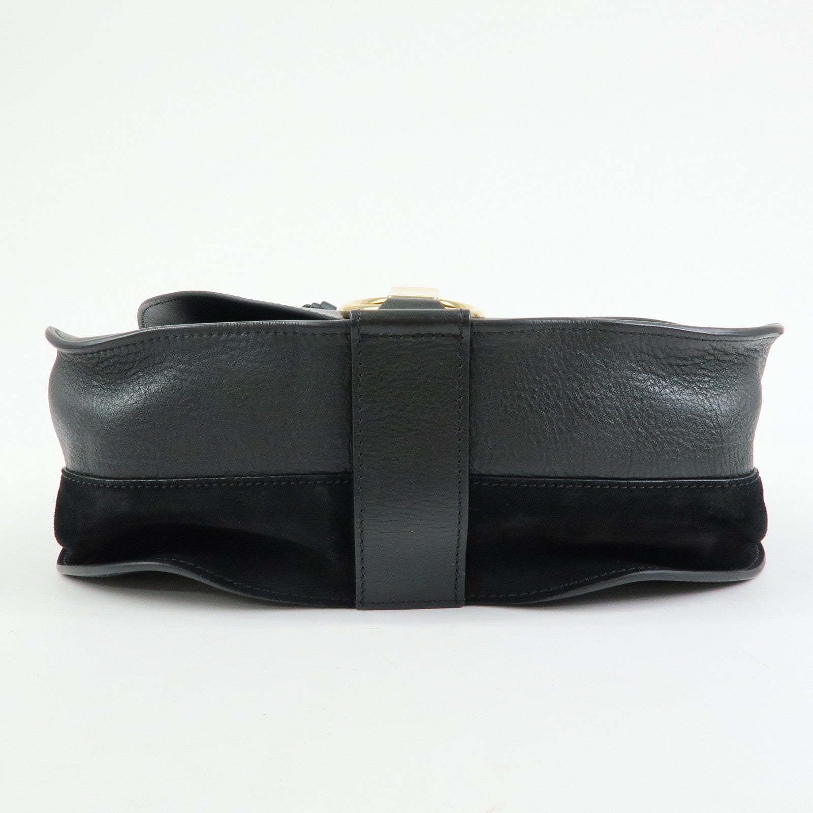 Chloe Goldie Leather 2Way Bag Shoulder Bag Hand Bag Black