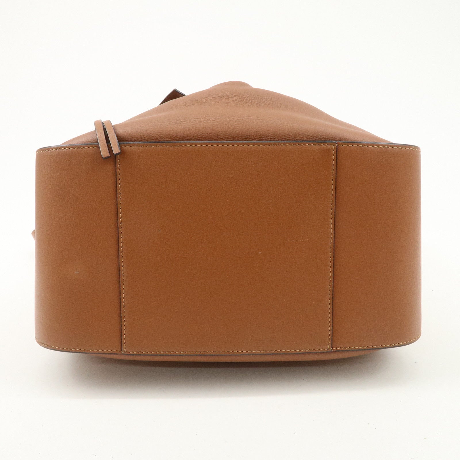 LOEWE Leather Hammock Medium Hand Bag Shoulder Bag Tan Used