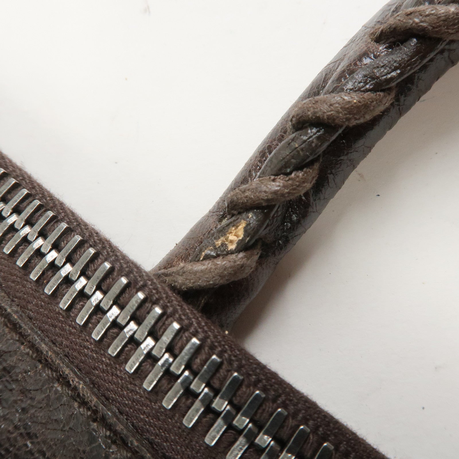 BALENCIAGA The Work Leather Tote bag Hand Bag Dark Brown 156541