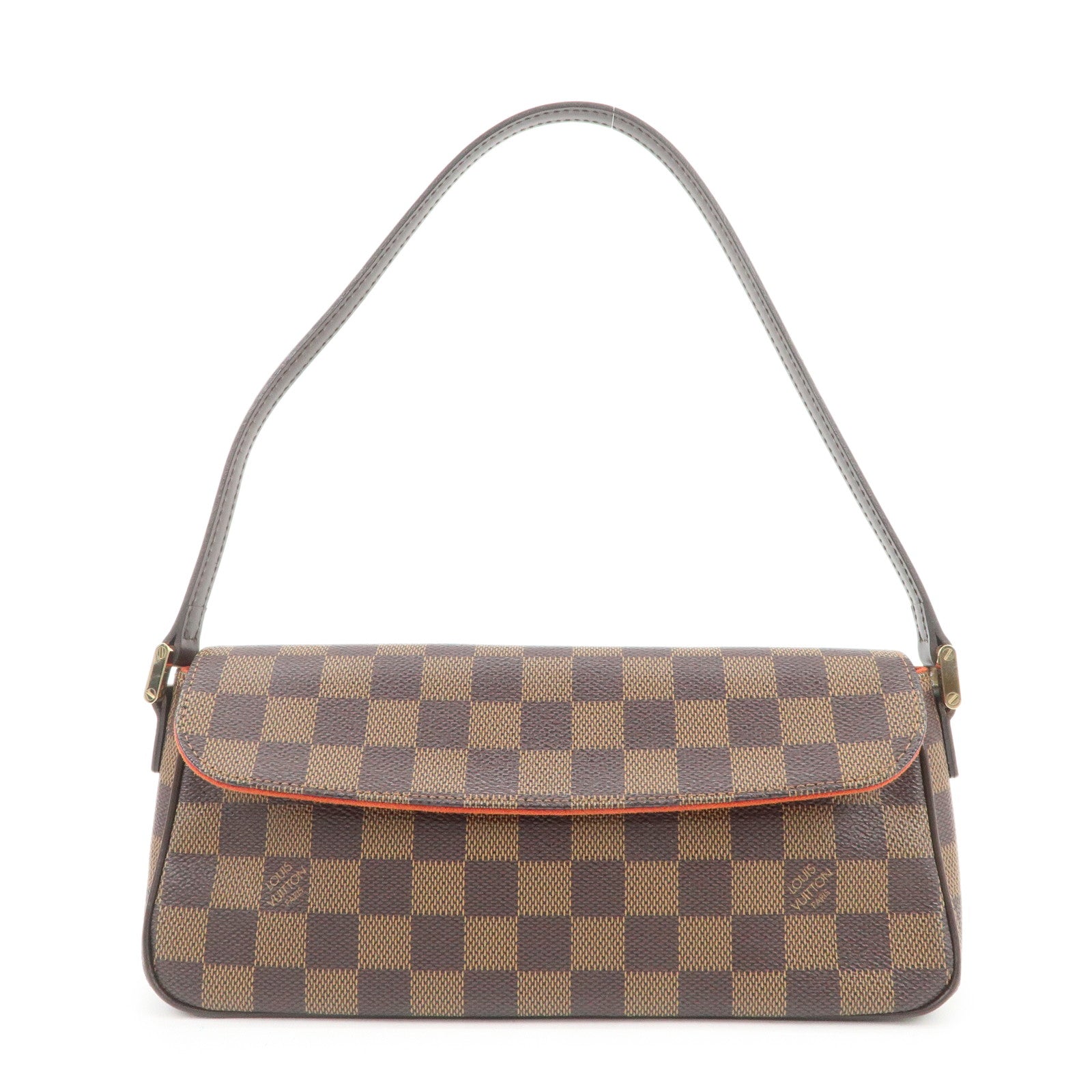 Louis Vuitton Damier Recoleta Shoulder Bag Ebene M51299