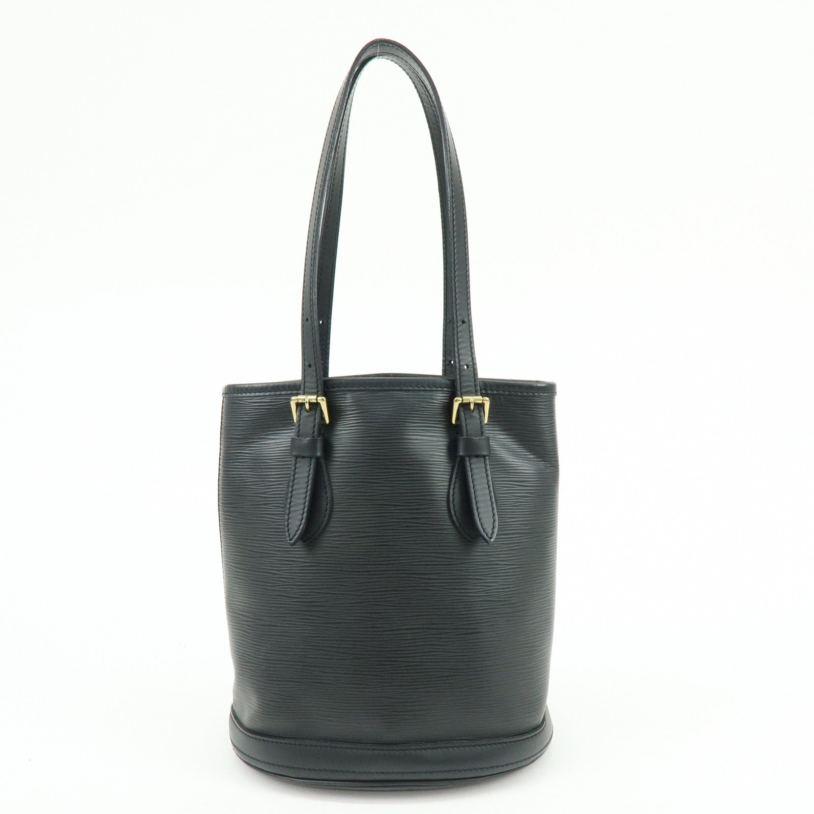 Louis Vuitton Epi Petit Bucket PM Shoulder Bag Noir M58992