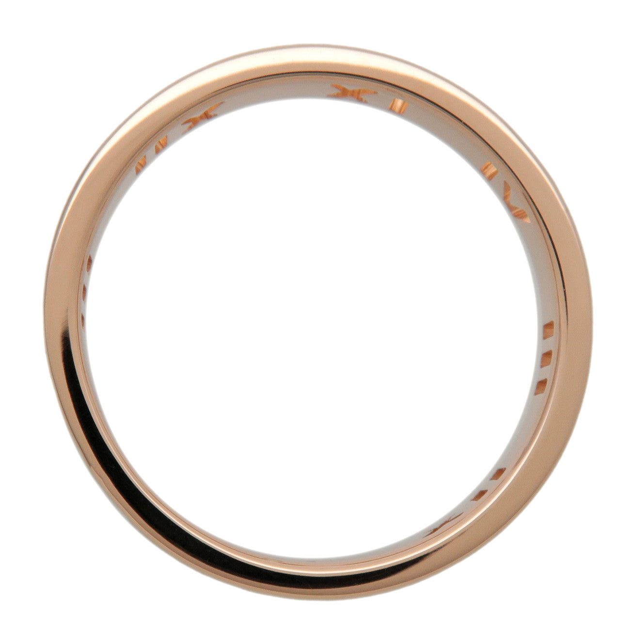 Tiffany & Co Pierced Atlas 4P Diamond Ring K18 750PG US5.25 EU50