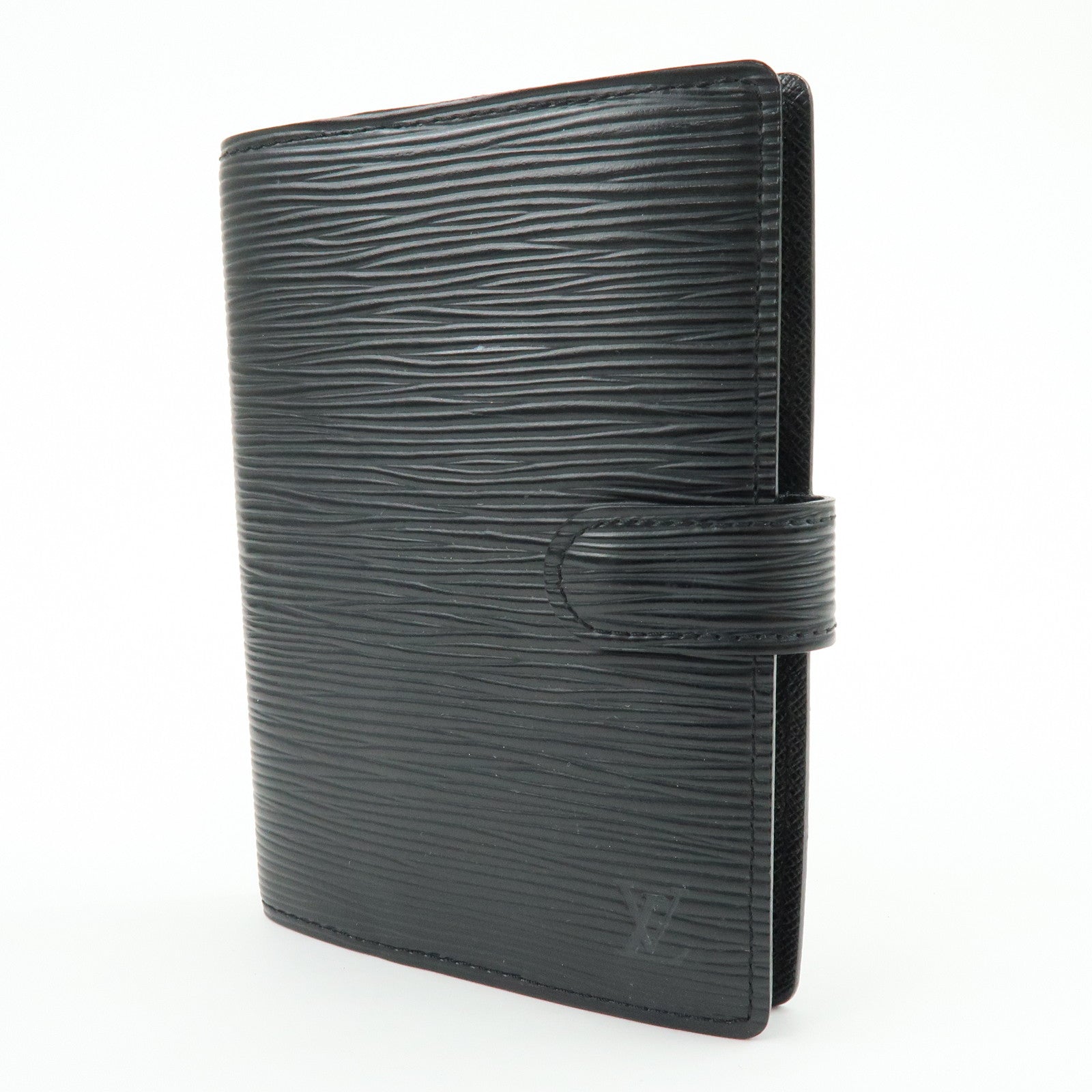 Louis Vuitton Epi Agenda PM Planner Cover Noir R20052