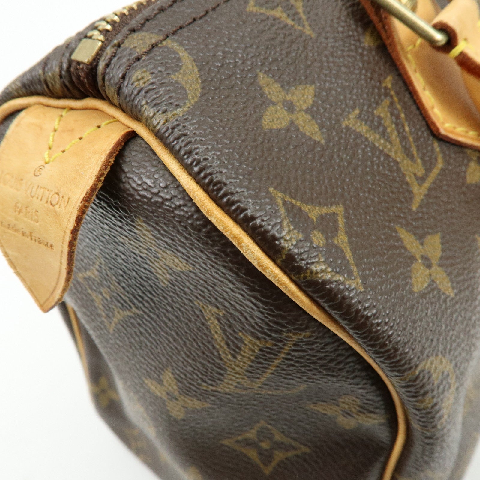 Louis Vuitton Monogram Speedy 25 Boston Bag Hand Bag Brown M41528