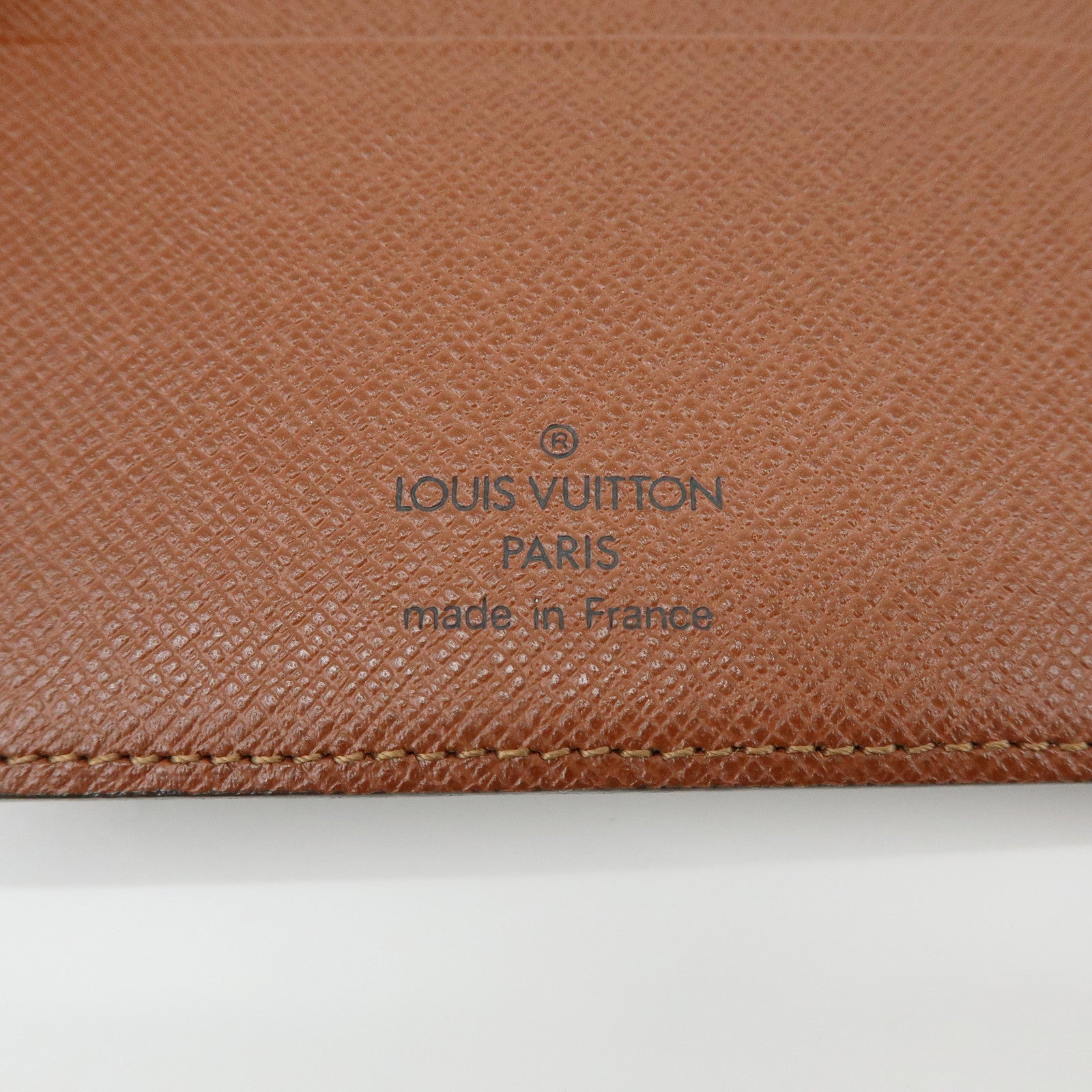 Louis Vuitton Monogram Agenda MM Planner Cover Brown R20004