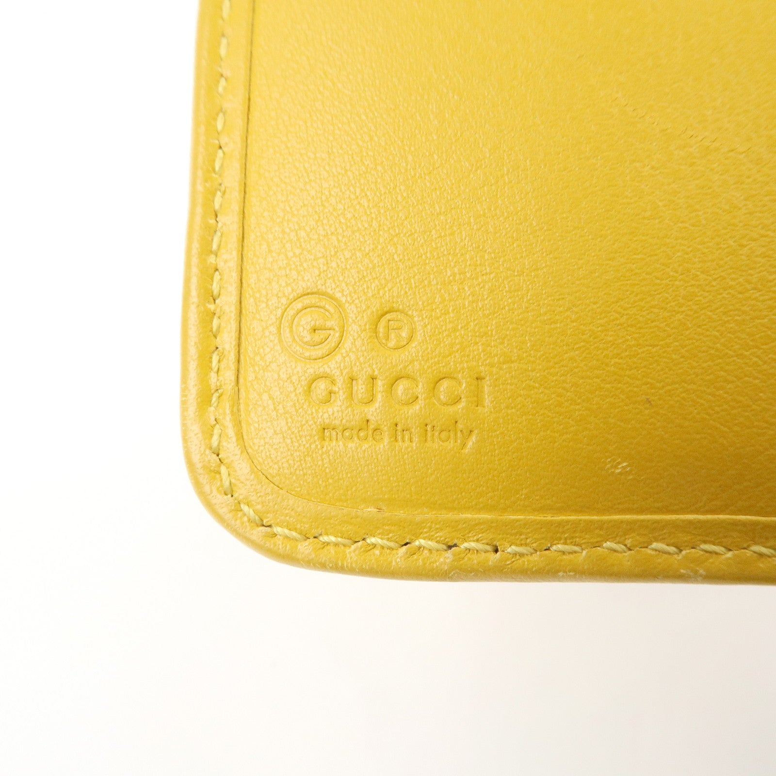 GUCCI Micro Guccissima Signature Bi-Fold Compact Wallet 449395