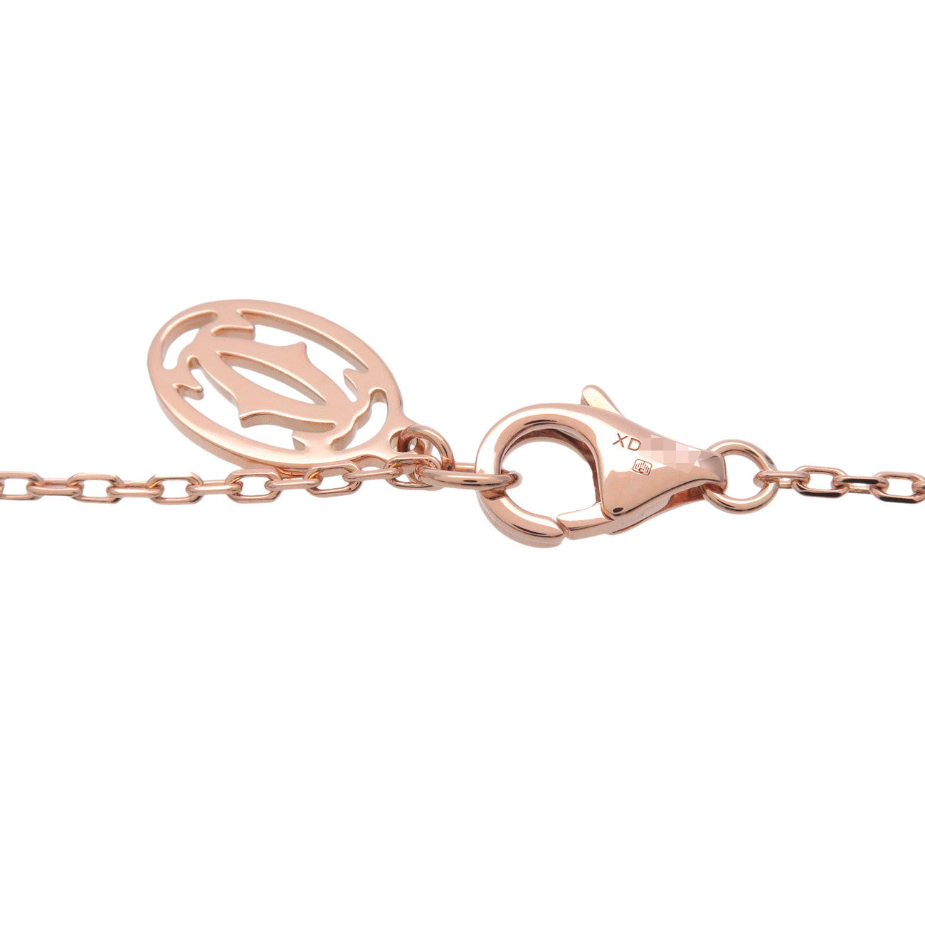 Cartier Diamants Legers Necklace SM Diamond D'amour 0.09ct 750PG