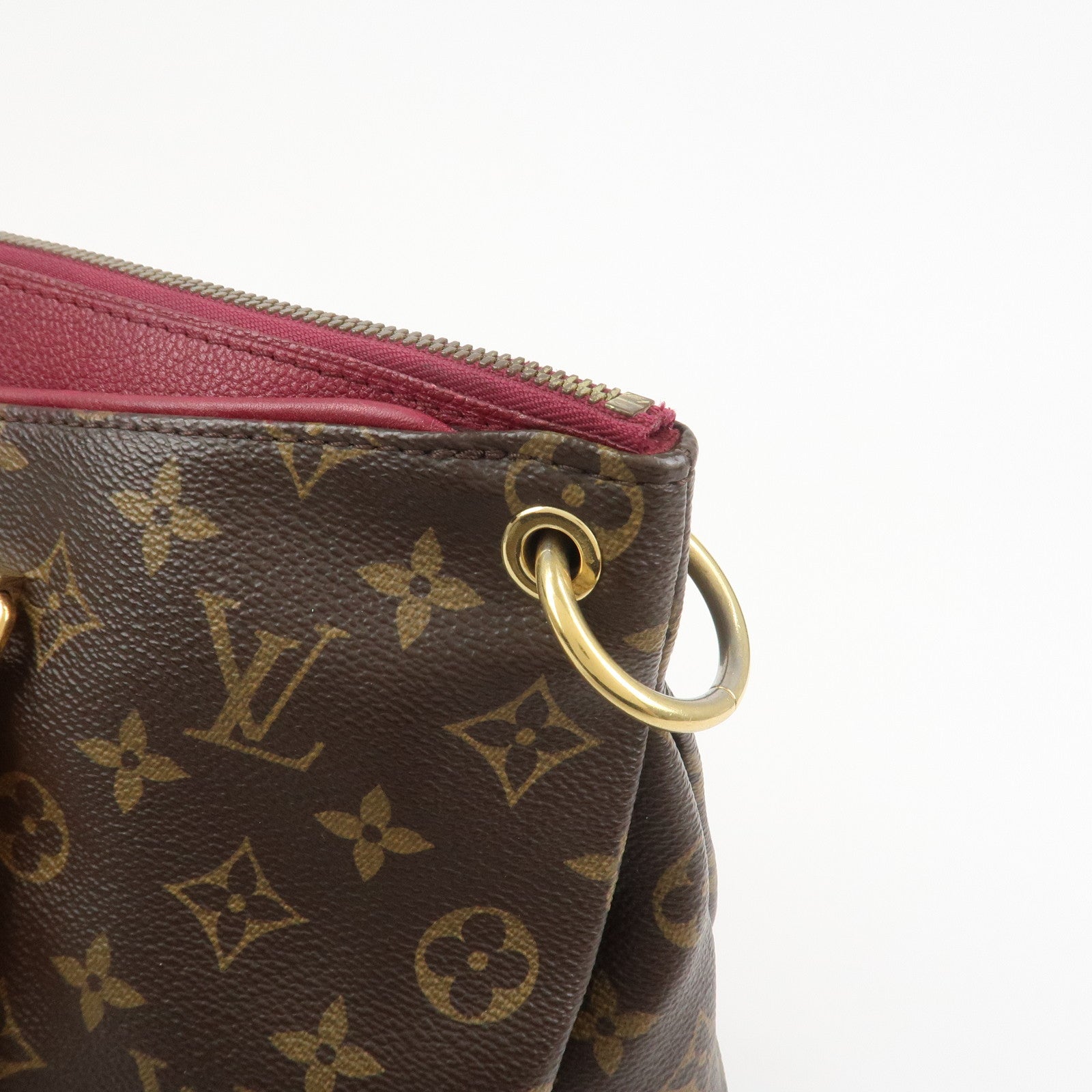 Louis Vuitton Monogram Pallas 2Way Hand Bag Aurore M40906