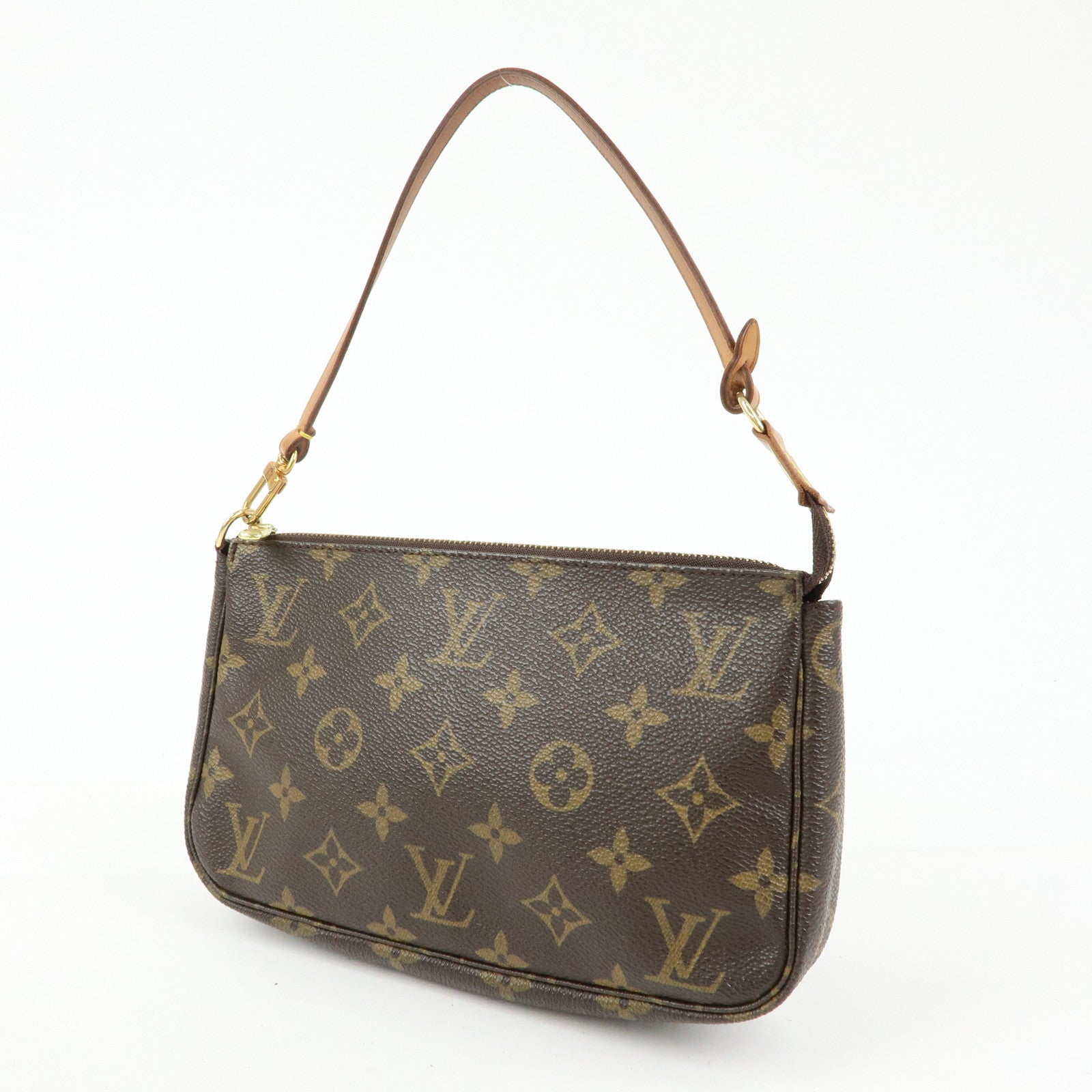 Louis Vuitton Monogram Pochette Accessoires Pouch Hand Bag M51980