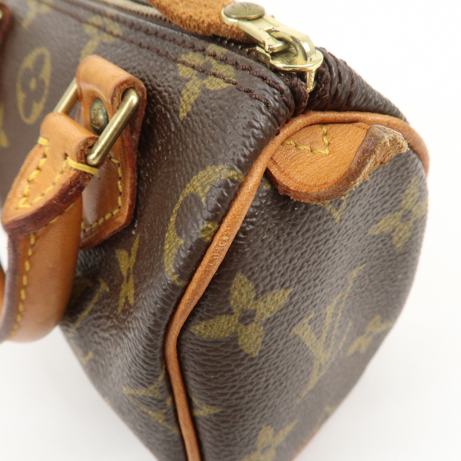 Louis Vuitton Monogram Mini Speedy Hand Bag Shoulder Bag M41534