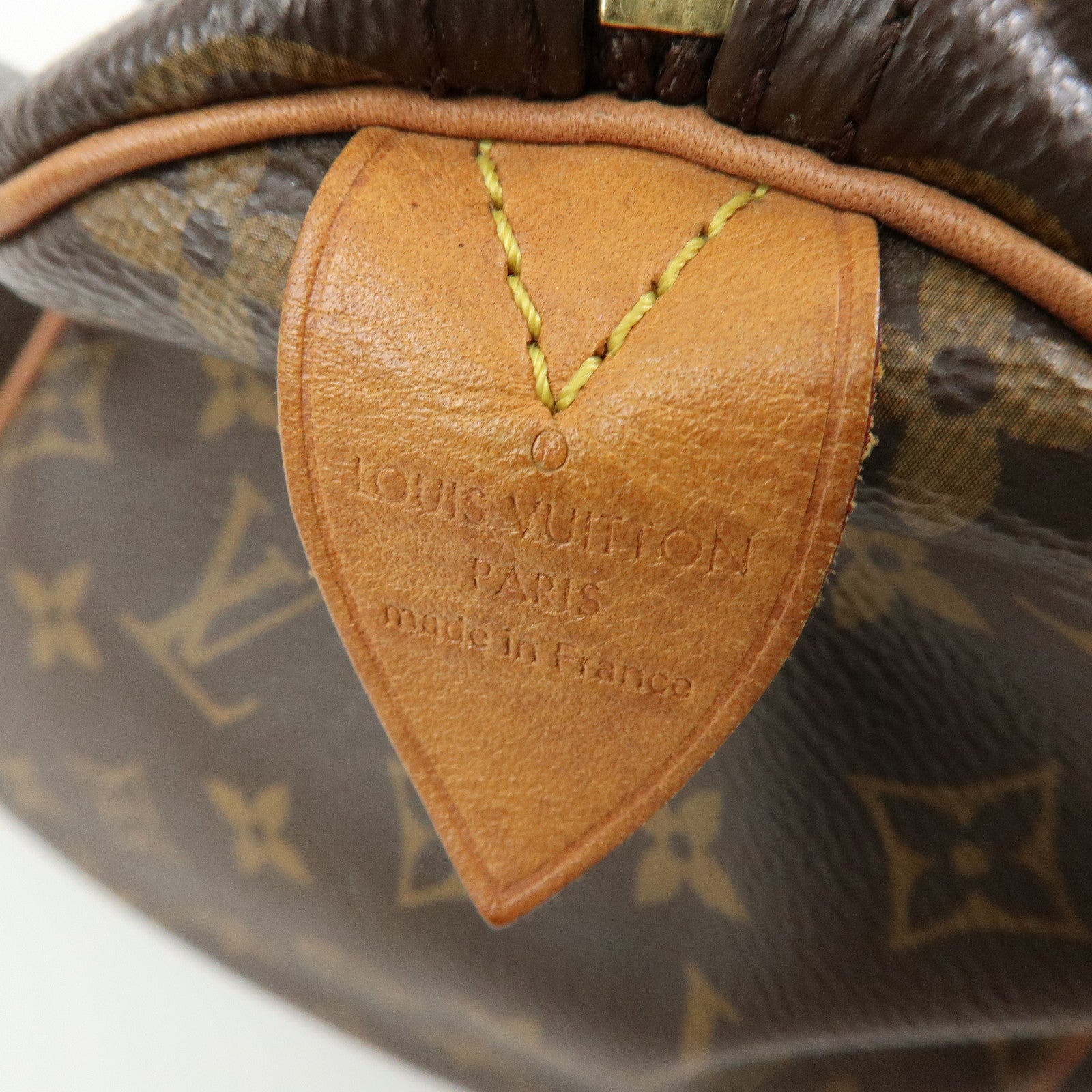 Louis Vuitton Monogram Speedy 30 Boston Bag Hand Bag Brown M41108