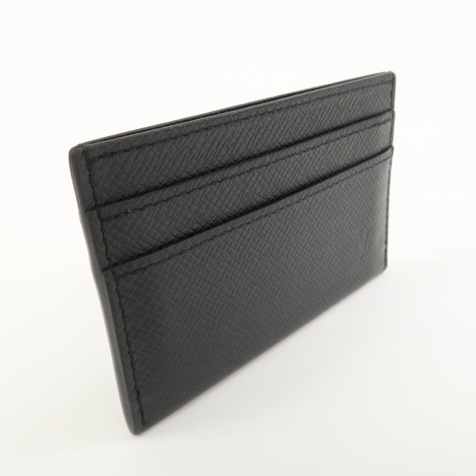 Louis Vuitton Taiga Porte Cartes Double Card Case Ardoise M32730