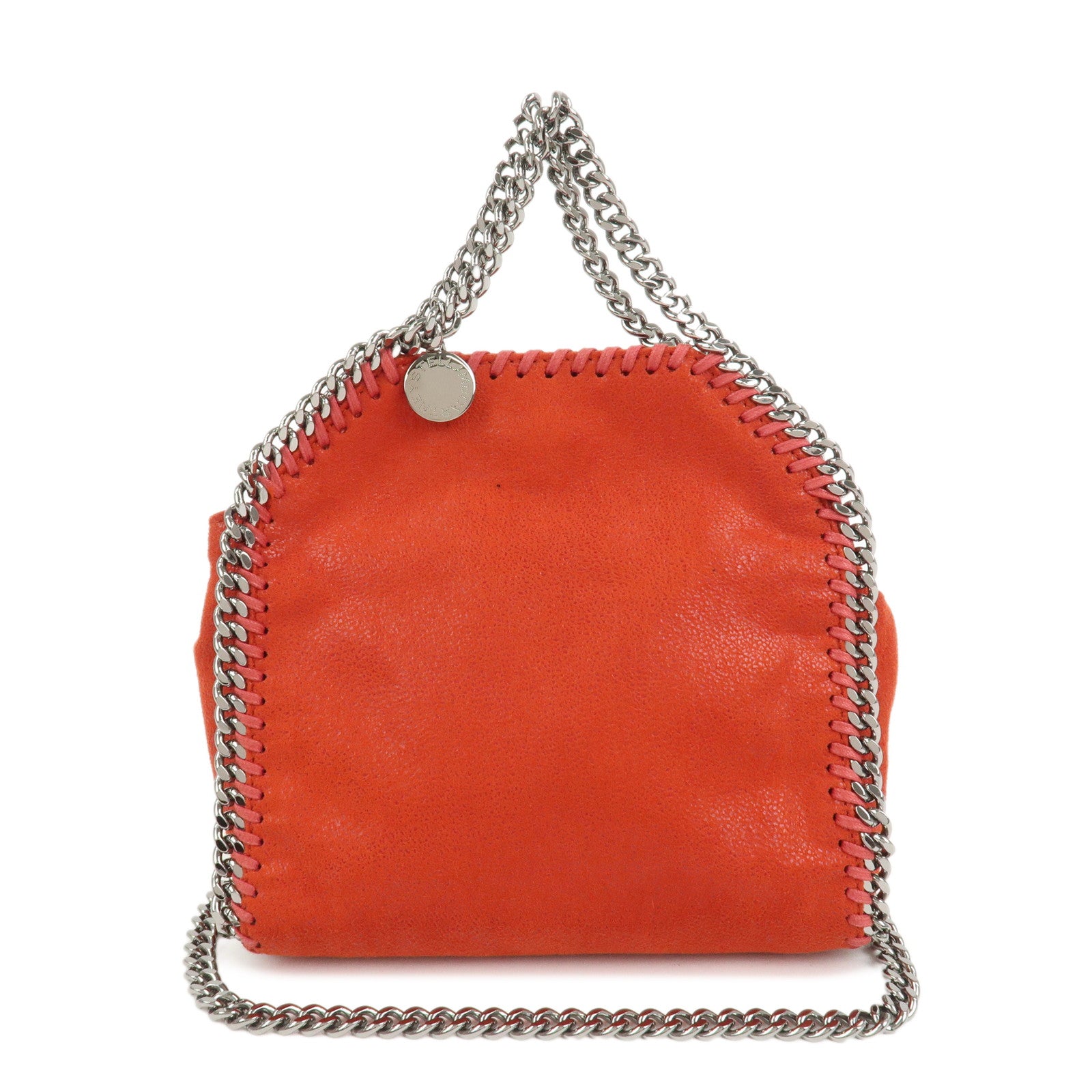 STELLA MCCARTNEY Falabella 2Way Bag Hand Bag Shoulder Bag Red