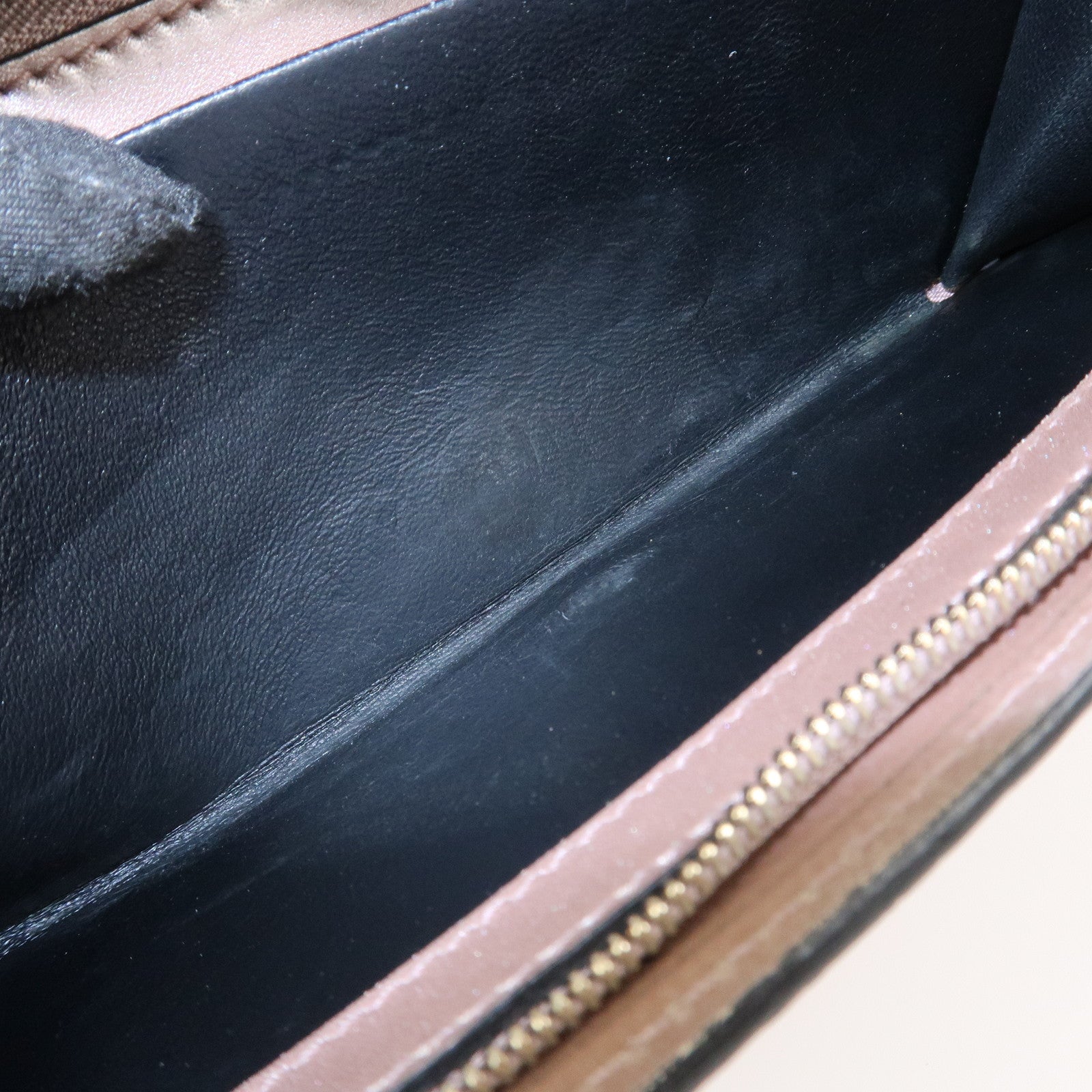 GUCCI Horsebit Guccissima Leather Chain Wallet Tassel Pink 295360