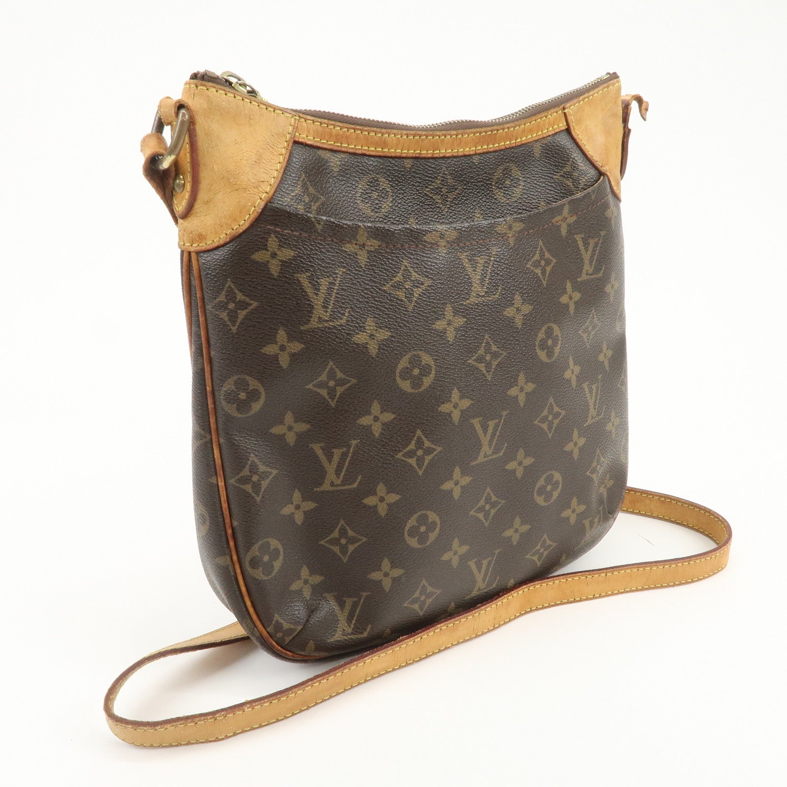 Louis Vuitton Monogram Odeon PM Shoulder Bag Brown M56390