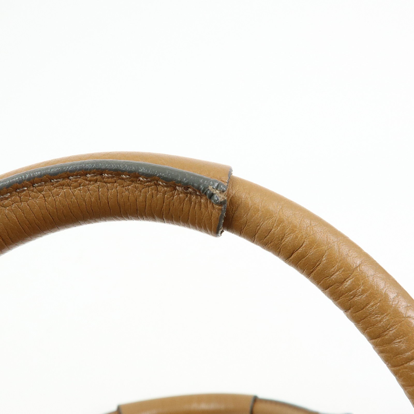 Chloe Paddington Leather Shoulder Bag Boston Bag Brown