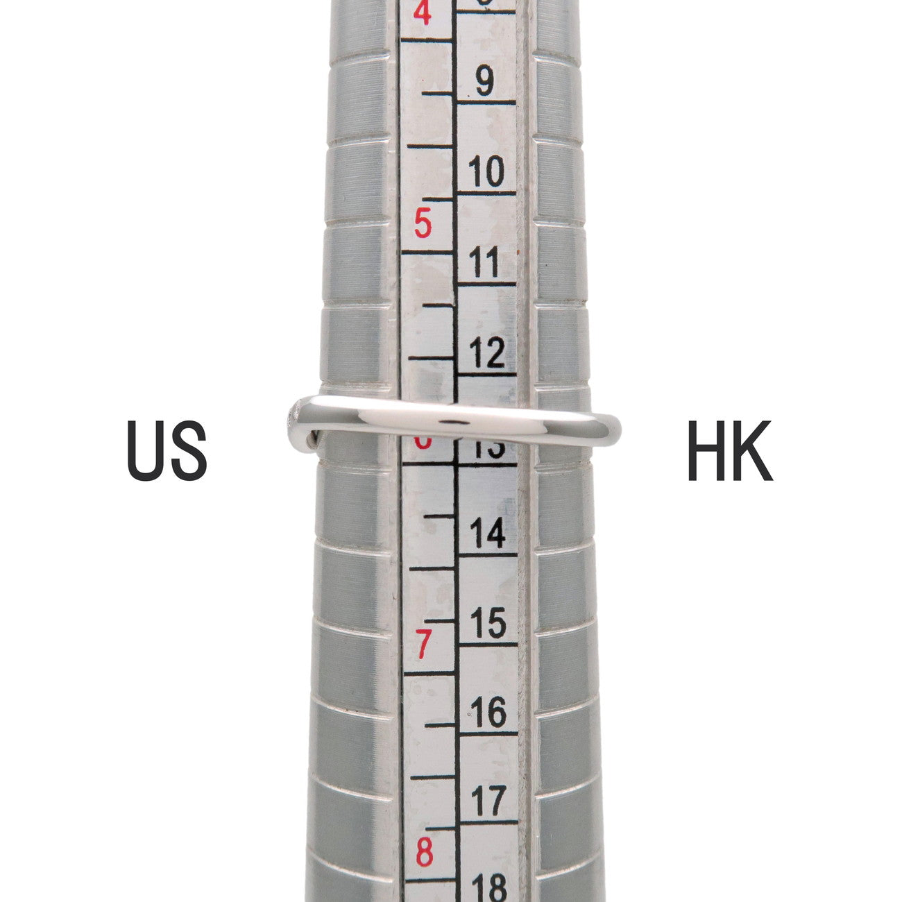 Tiffany & Co Curved Band 9P Diamond Ring Platinum US6 EU52 HK13