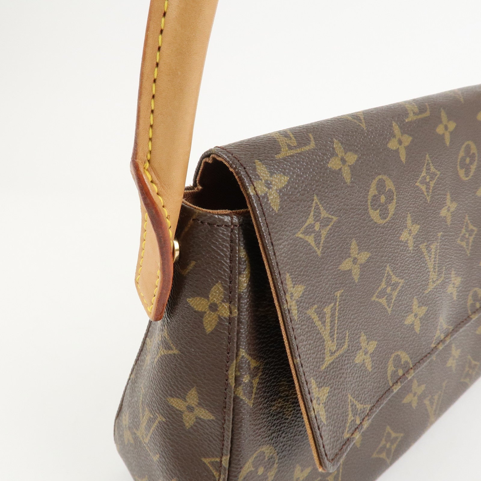 Louis Vuitton Monogram Mini Looping Shoulder Bag Brown M51147