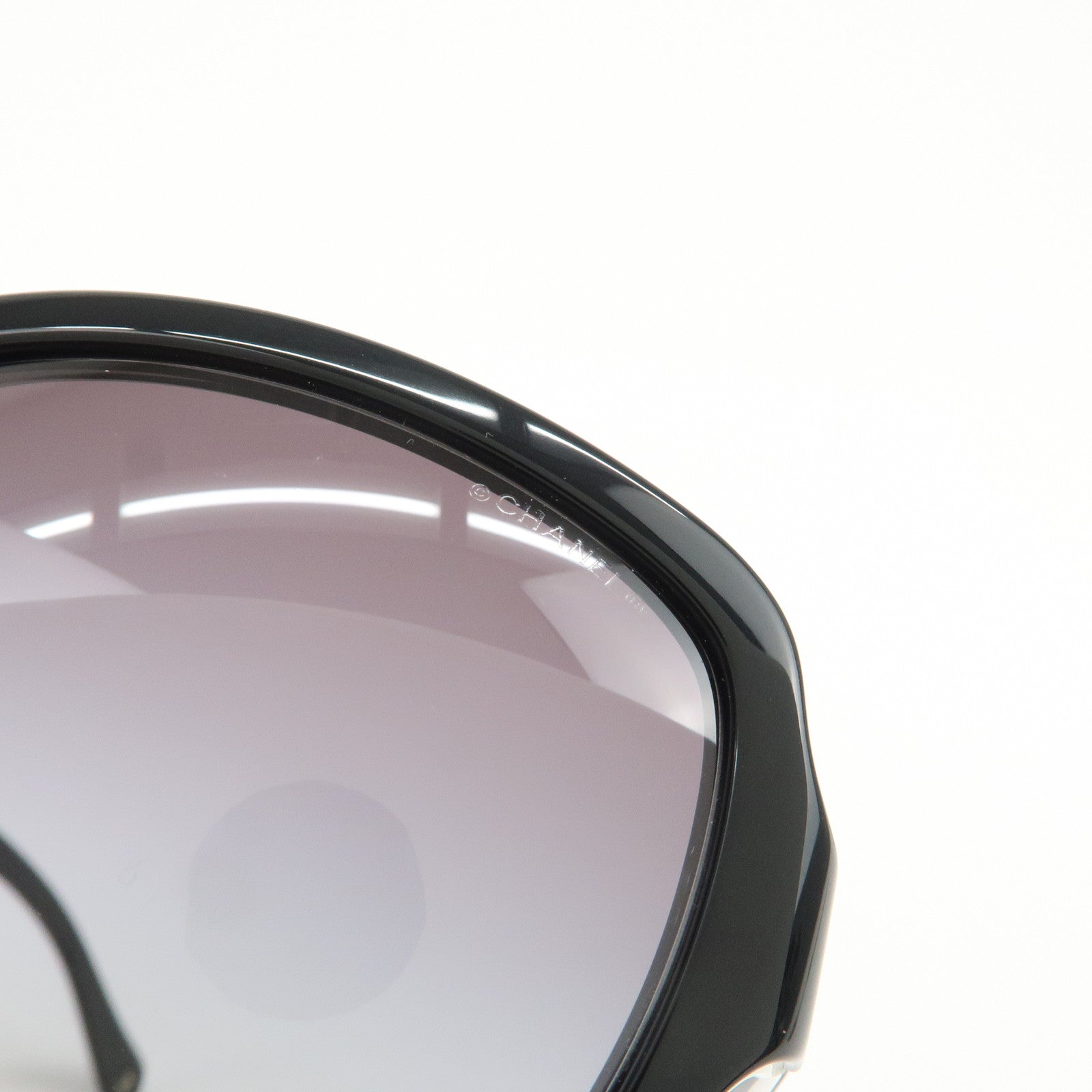 CHANEL COCO Mark Sunglasses Black 5143-A c.1138/3C 58□15 135