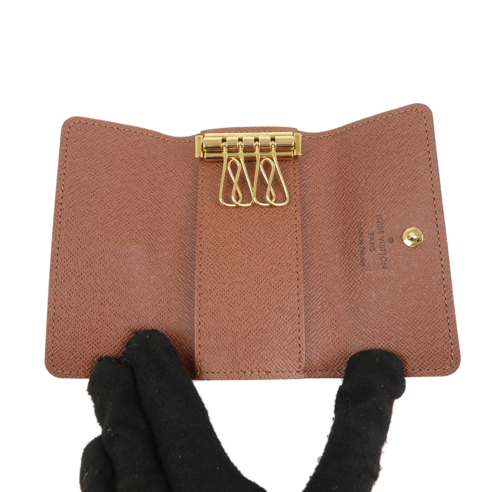 Louis Vuitton Monogram Multicles 4 Key Case Key Holder Brown M69517