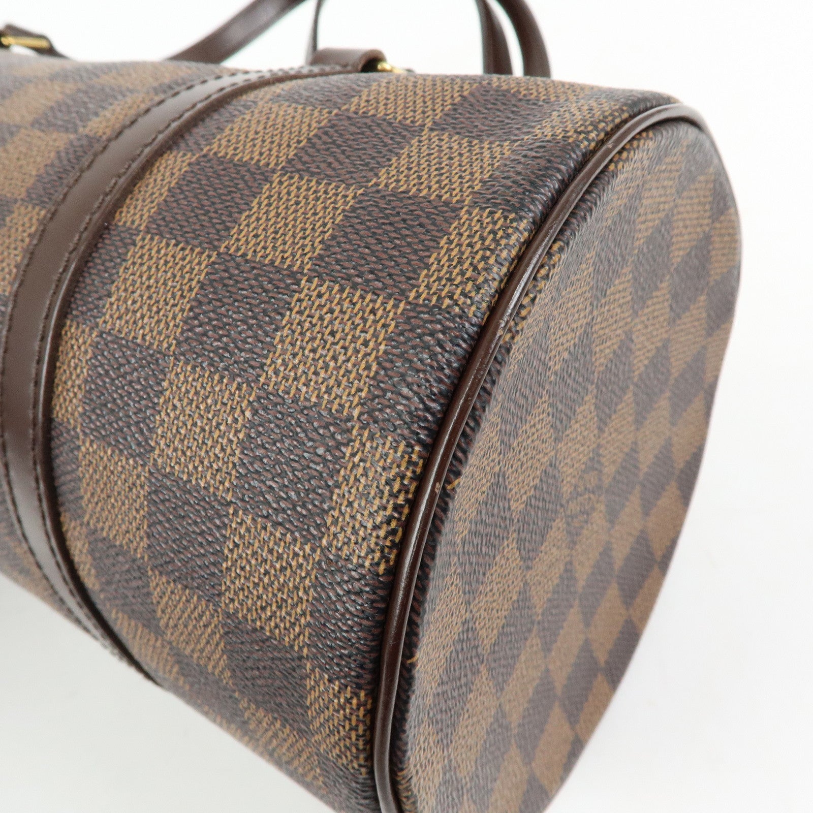 Louis Vuitton Damier Ebene Papillon 30 Hand Bag Brown N51303