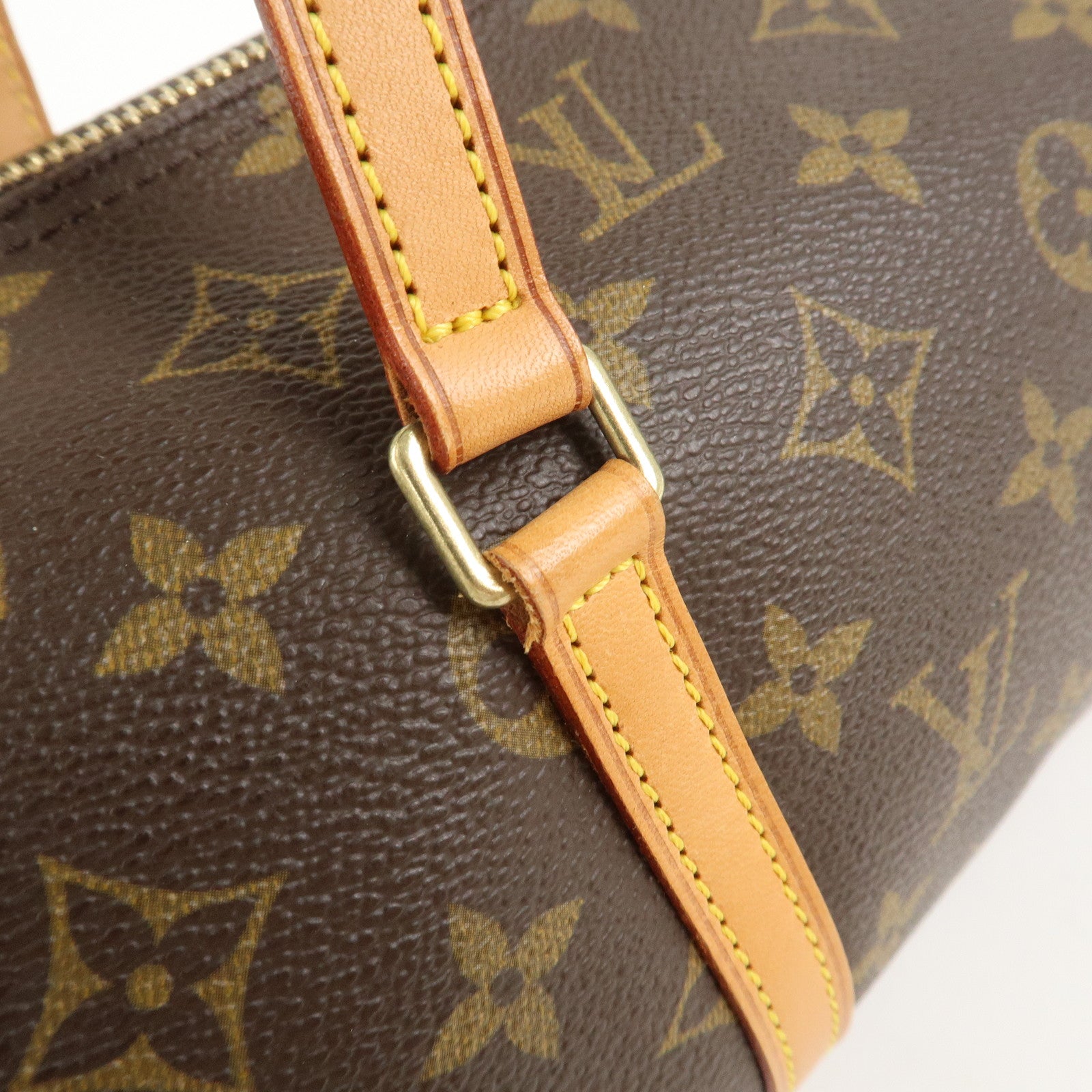 Louis Vuitton Monogram Papillon 30 Hand Bag New Style Brown M51385