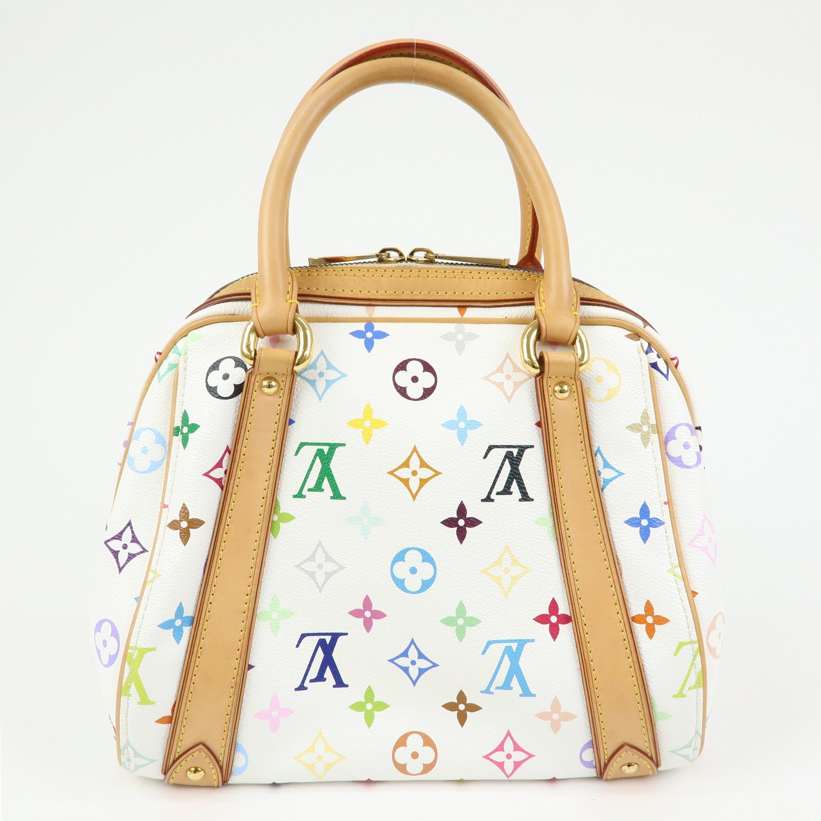 Louis Vuitton Monogram Multicolor Priscilla Hand Bag Blanc M40096