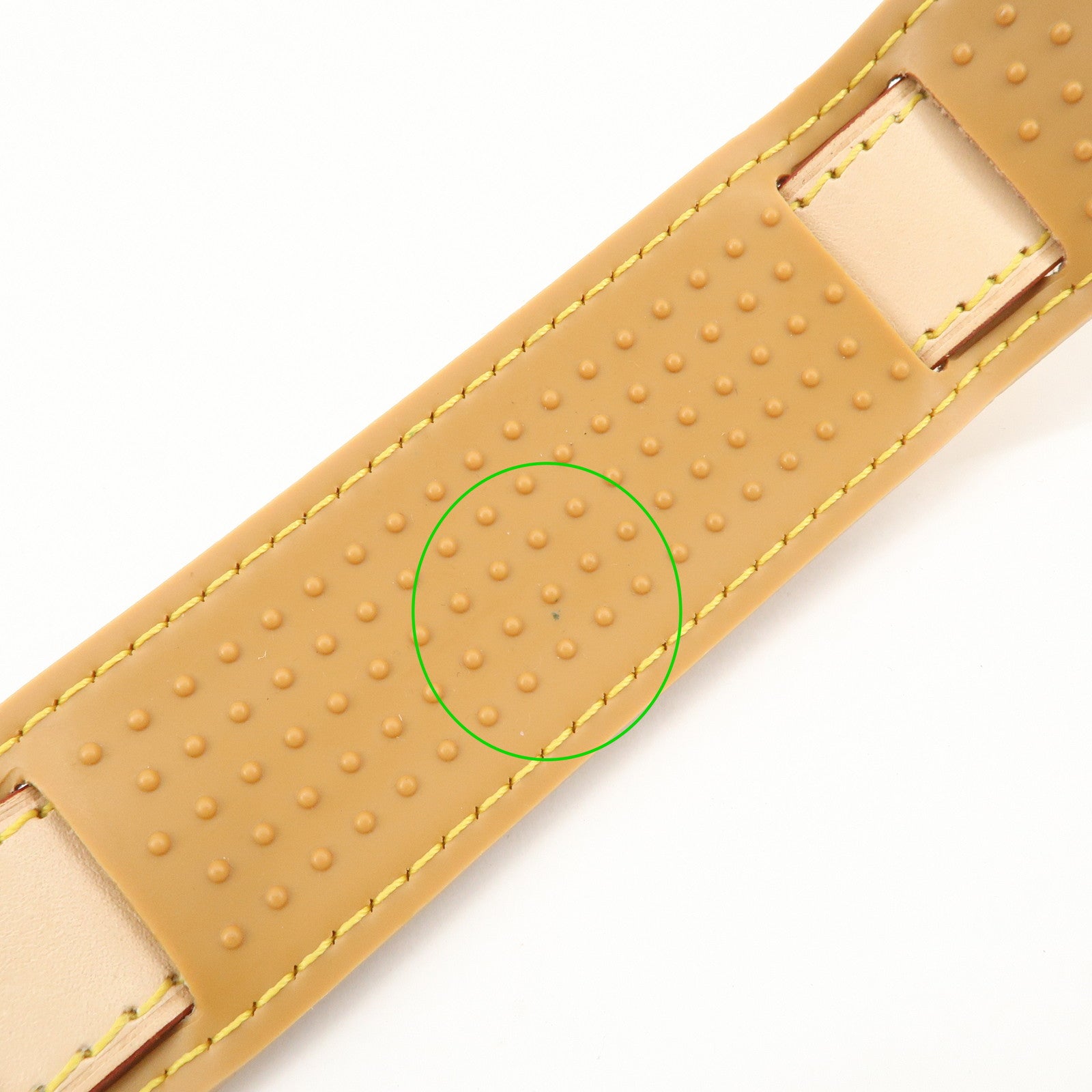 Louis Vuitton Nume Leather Shoulder Strap for Kee All 120cm Natural Used