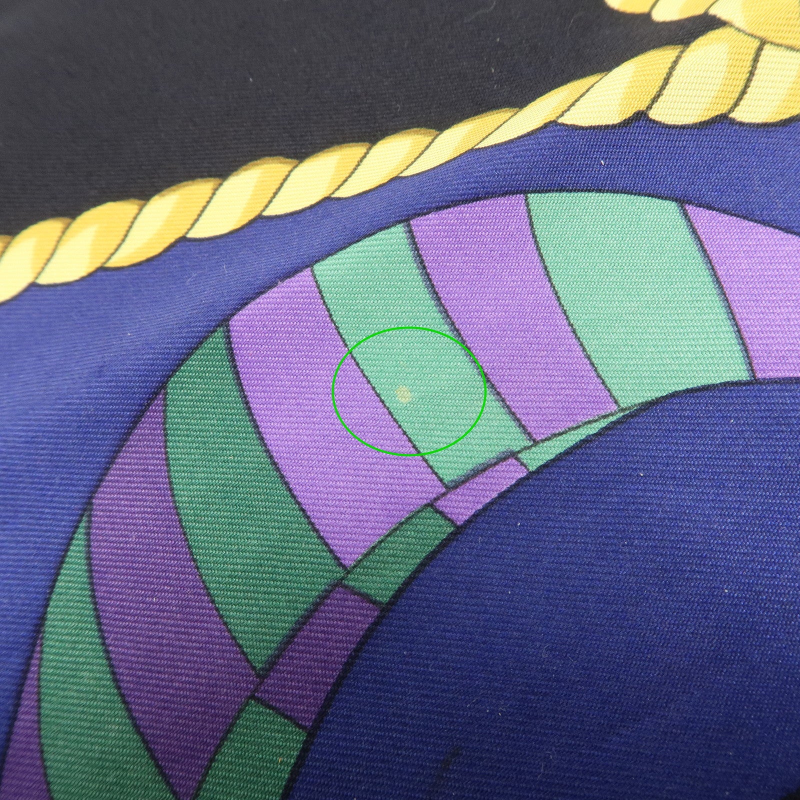 HERMES Carre 90 Silk 100% Scarf LES FOLIES DU CIEL Black Navy Multicolo Used