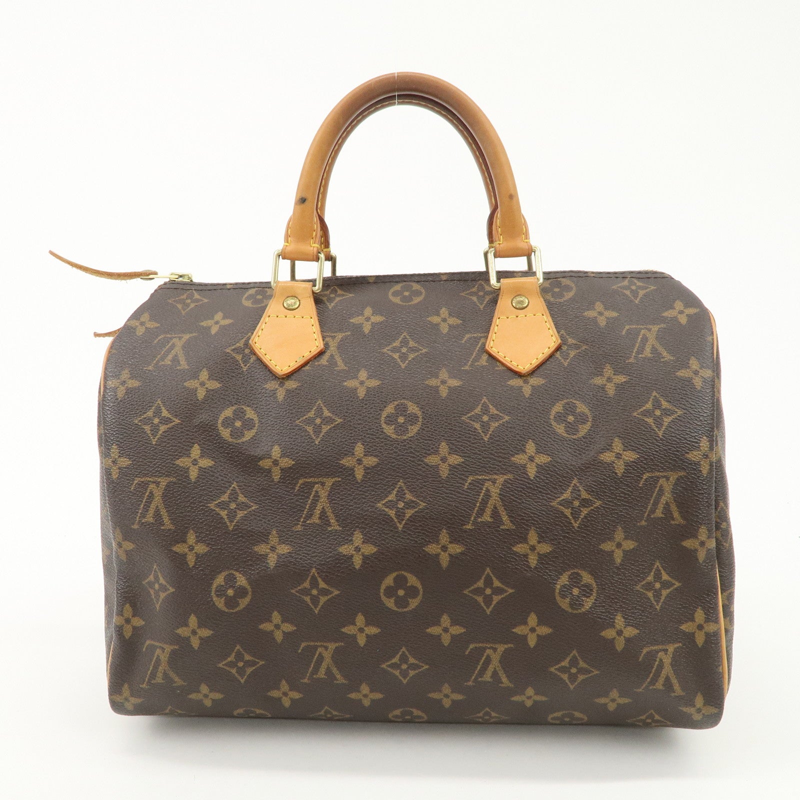 Louis Vuitton Monogram Speedy 30 Boston Bag Hand Bag Brown M41526