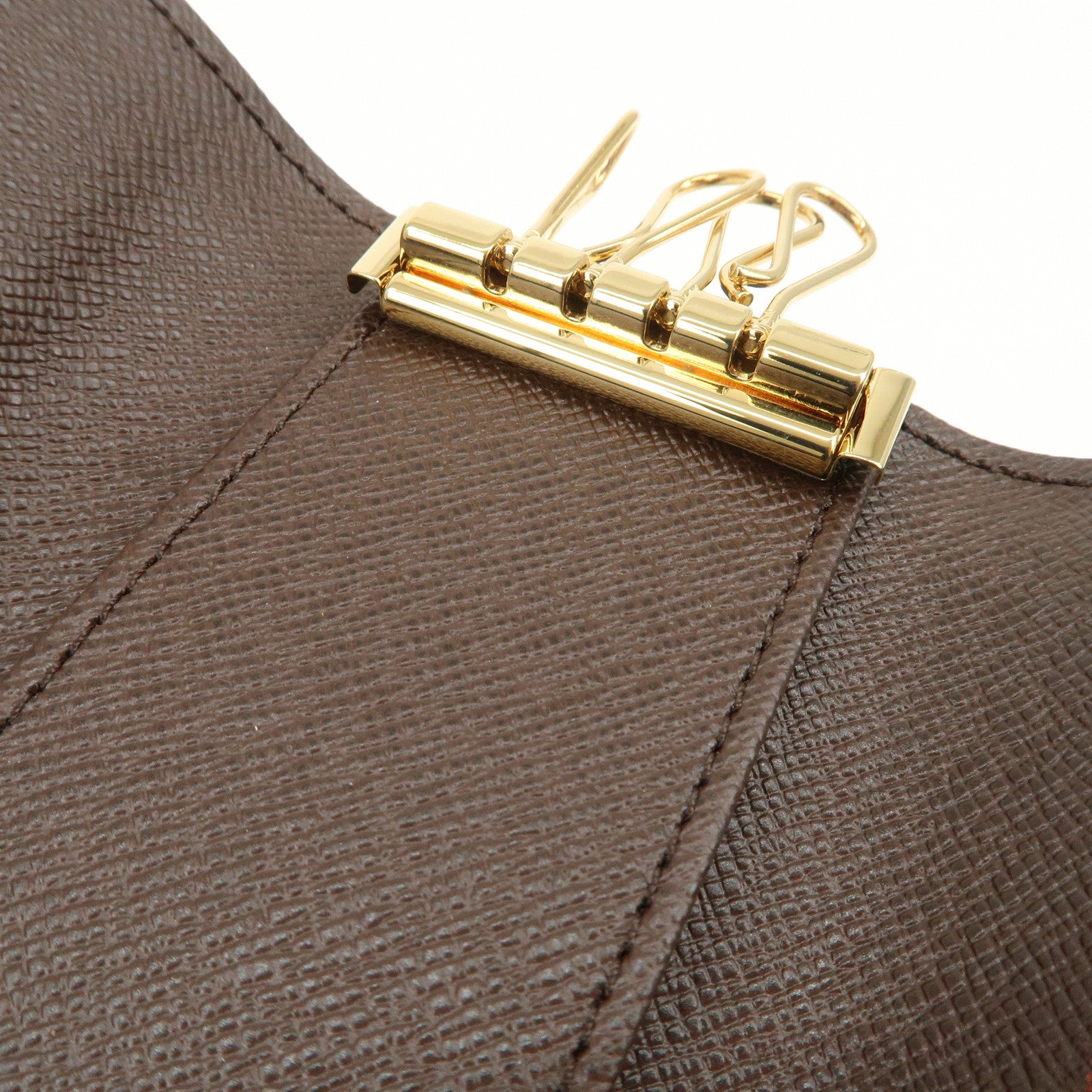 Louis Vuitton Damier Multicles 4 Key Case Damier Ebene Brown N62631