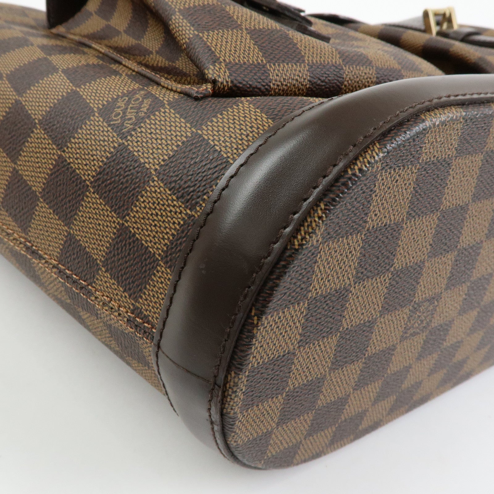 Louis Vuitton Damier Canvas Leather Manosque GM Hand Bag N51120