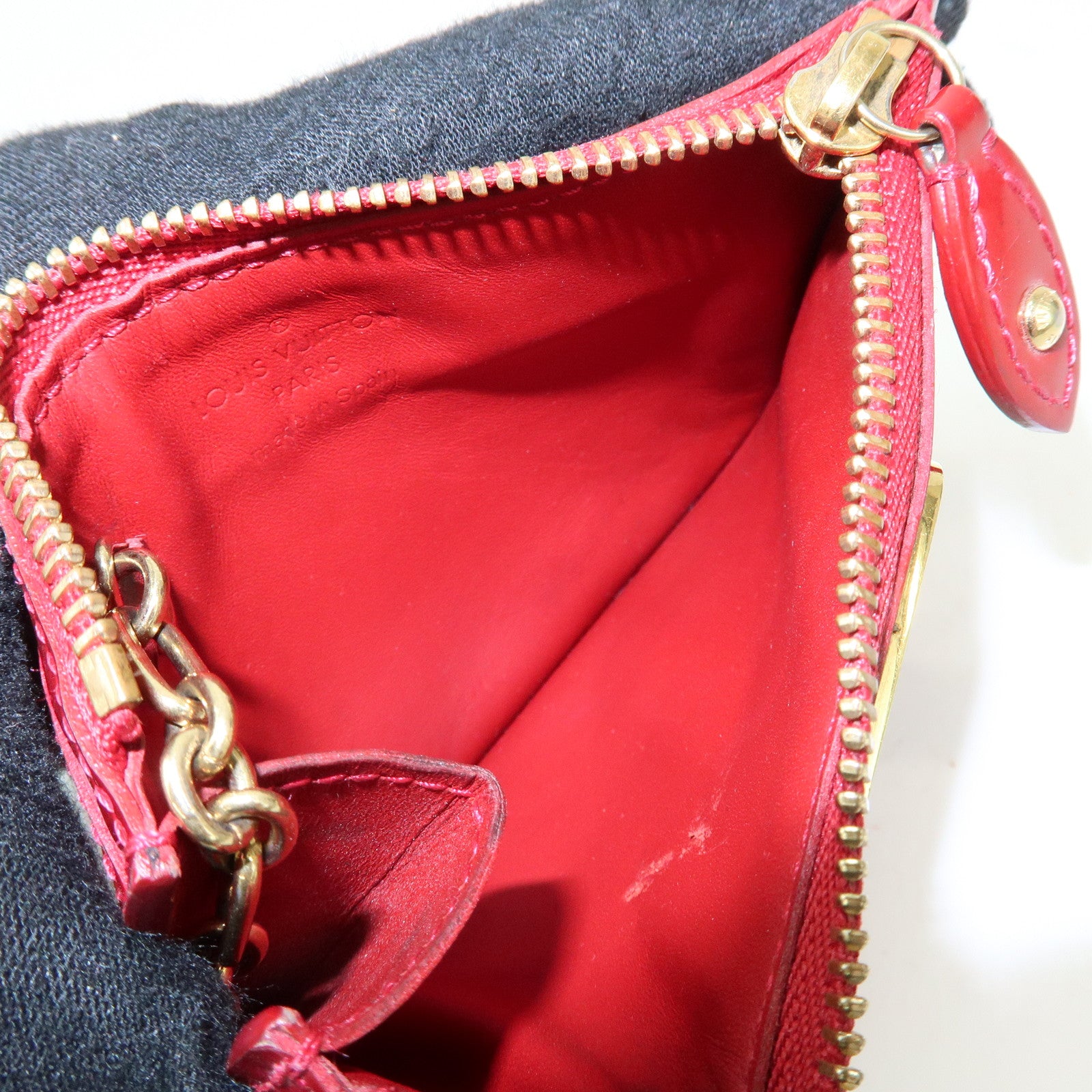 Louis Vuitton Monogram Vernis Pochette Cles NM Coin Case M93559
