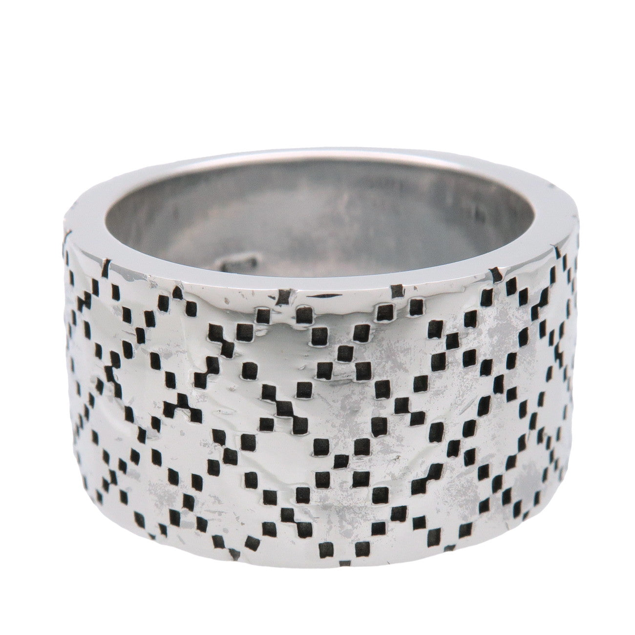 GUCCI Diamante Sherry Ring SV925 Silver #18 US8 EU57 HK17.5