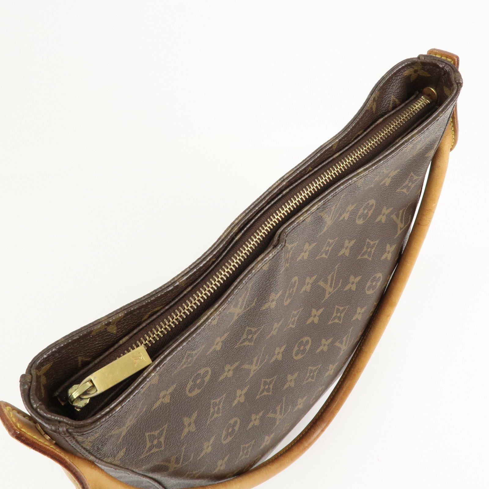 Louis Vuitton Monogram Looping GM Shoulder Bag Brown M51145