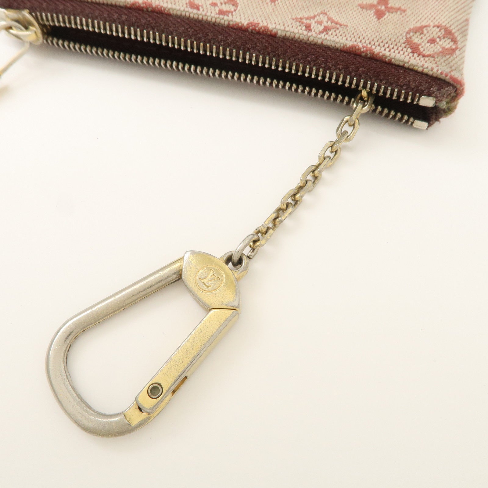 Louis Vuitton Monogram Mini Lin Set of 2 Coin Case M92238 M63805 Used