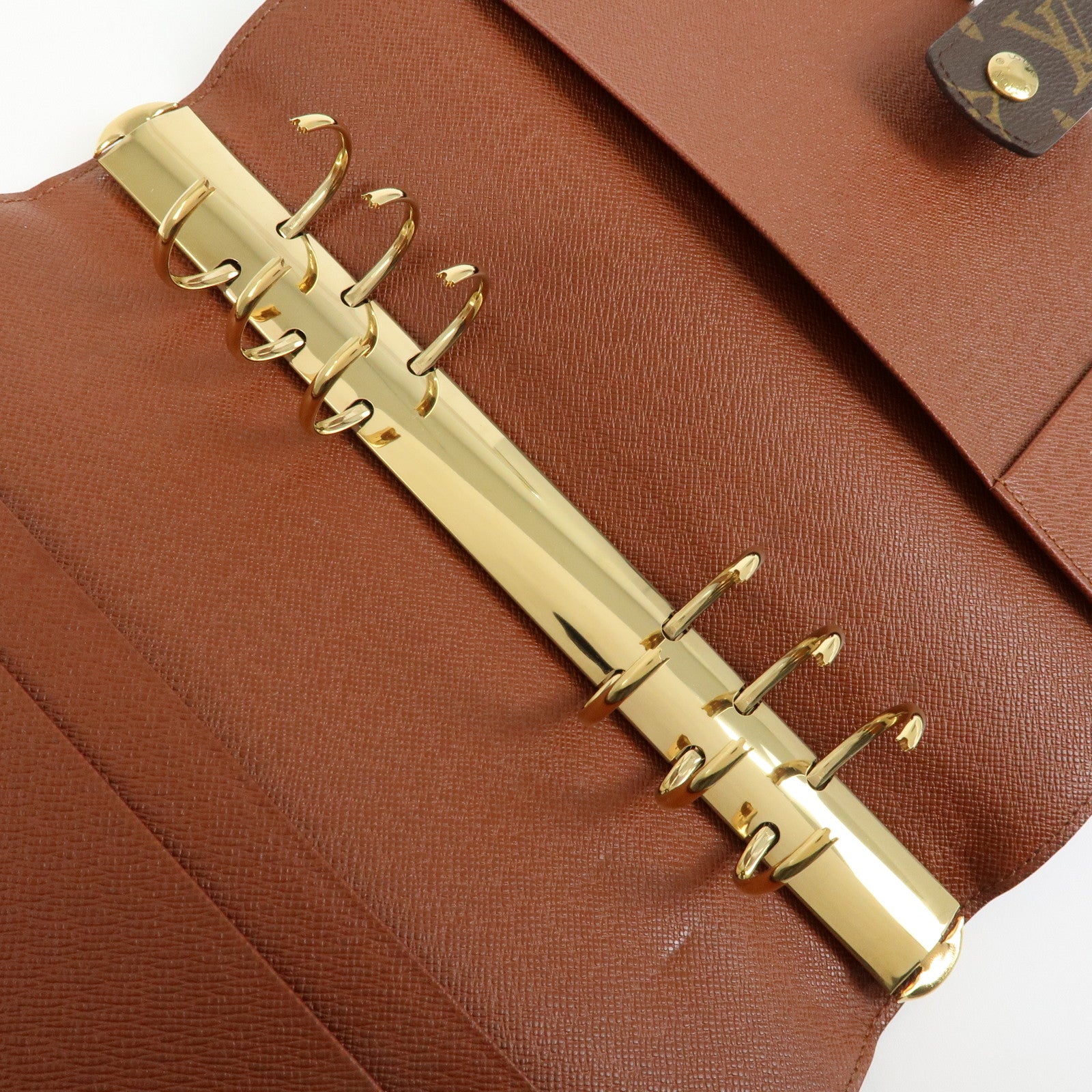 Louis Vuitton Monogram Agenda GM Planner Cover Brown R20106