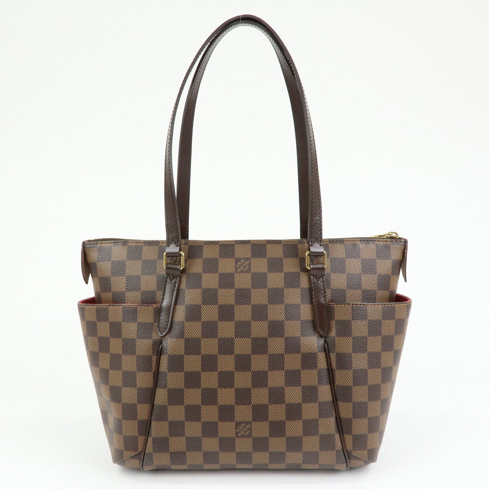 Louis Vuitton Damier Totally PM Canvas Leather Tote Hand Bag N41282