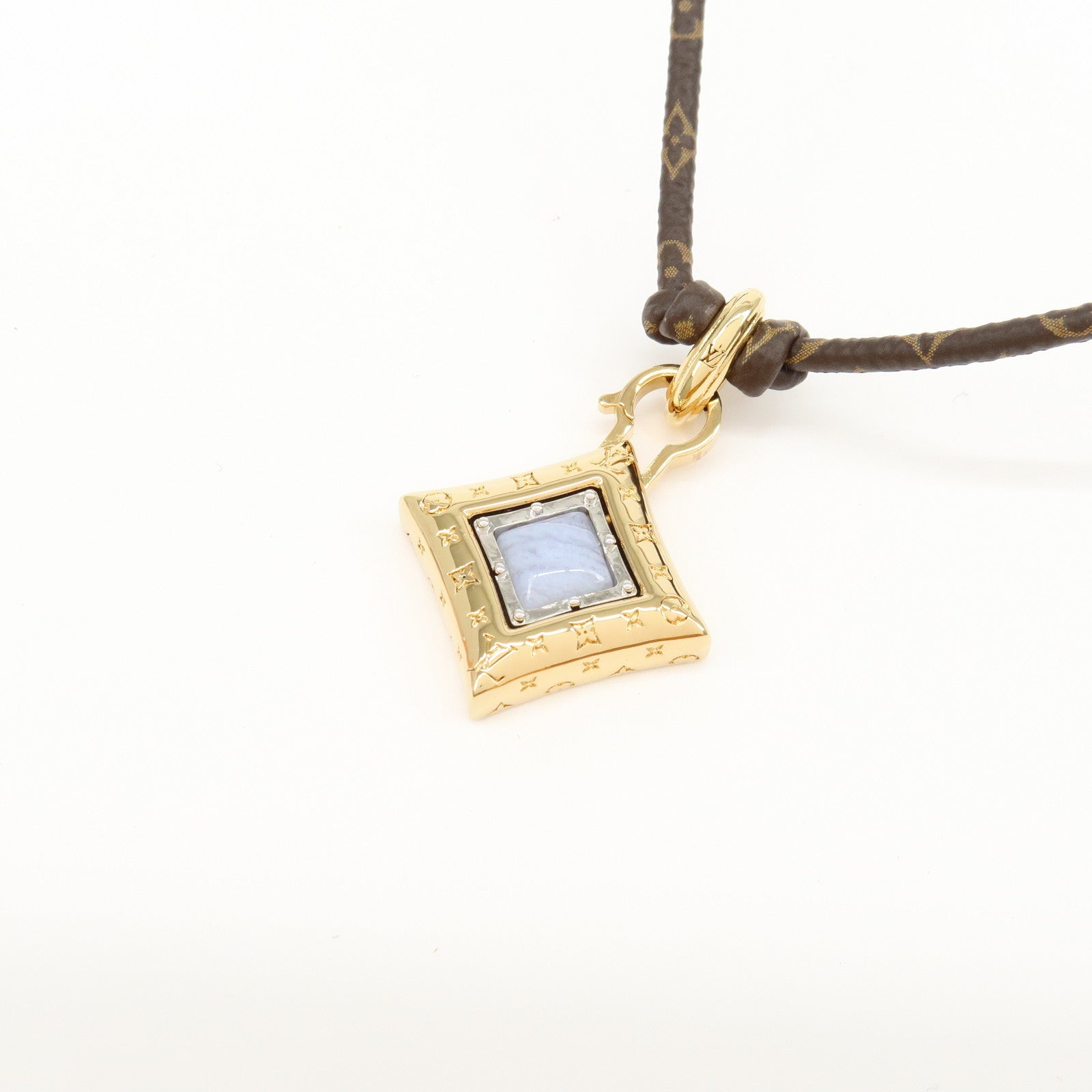 Louis Vuitton Metal Monogram Collier Cord Into Me Necklace M64875