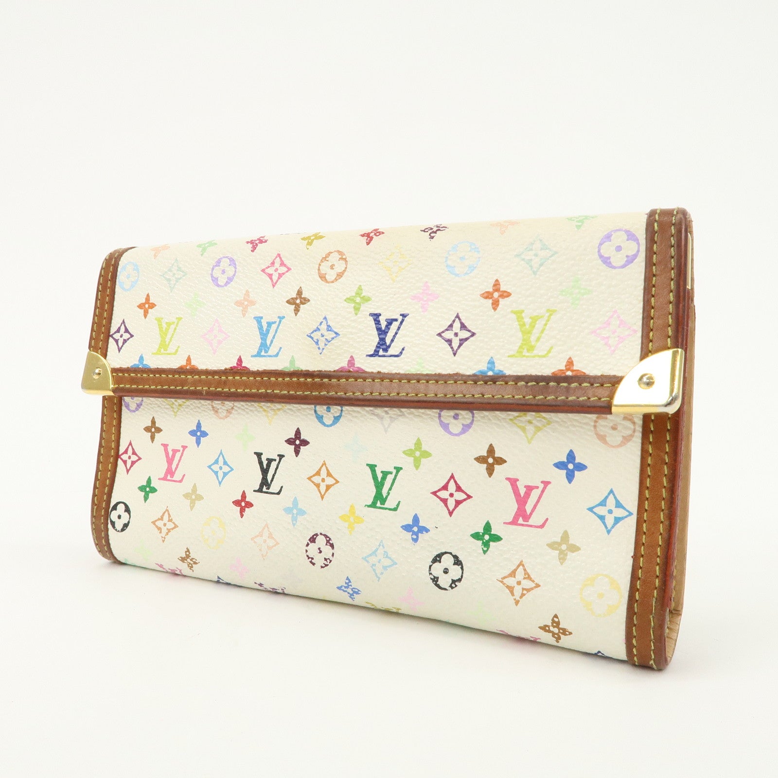 Louis Vuitton Monogram Multicolor Porte Trezor International Long Wallet Ｍ92659