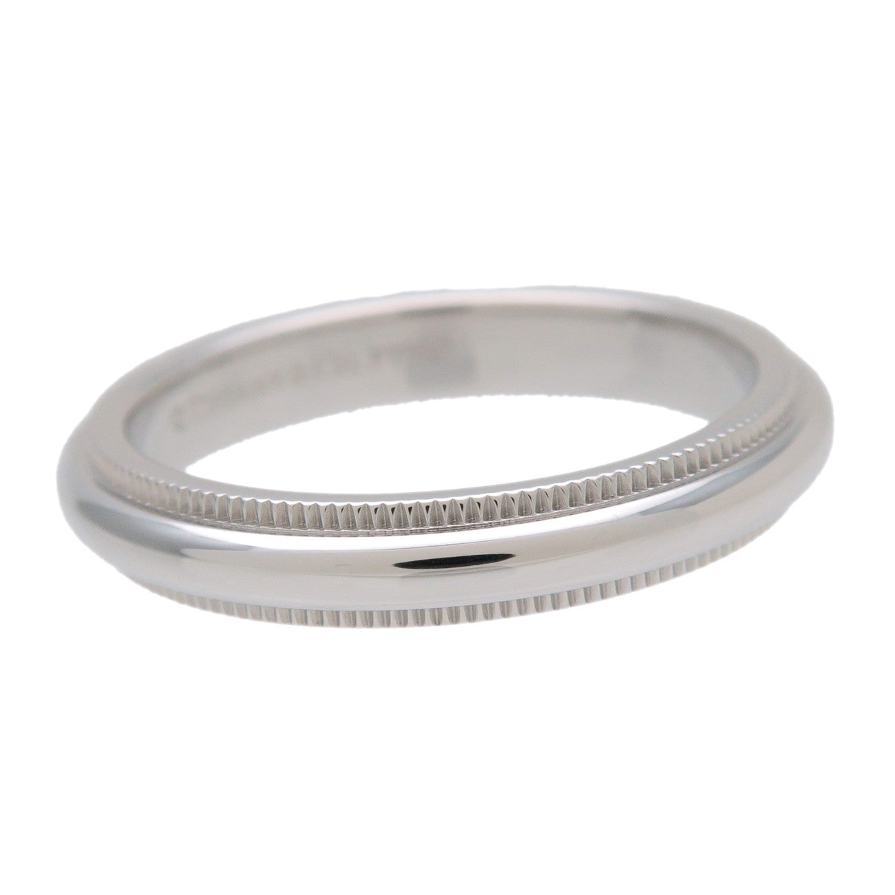 Tiffany & Co Milgrain Band Ring SV950 Silver US4.75-5 EU49 HK10.5