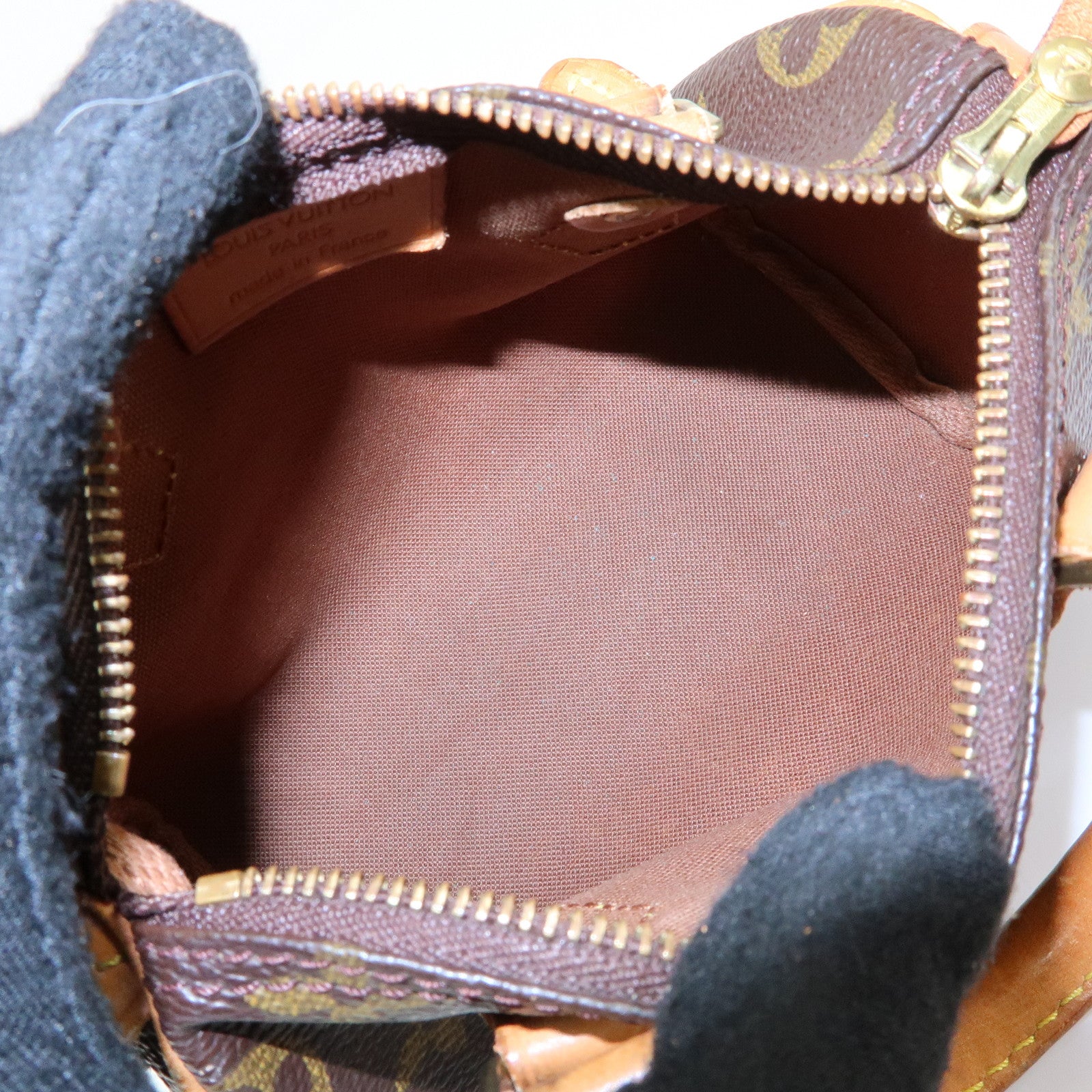 Louis Vuitton Monogram Mini Speedy Hand Shoulder Bag Brown M41534