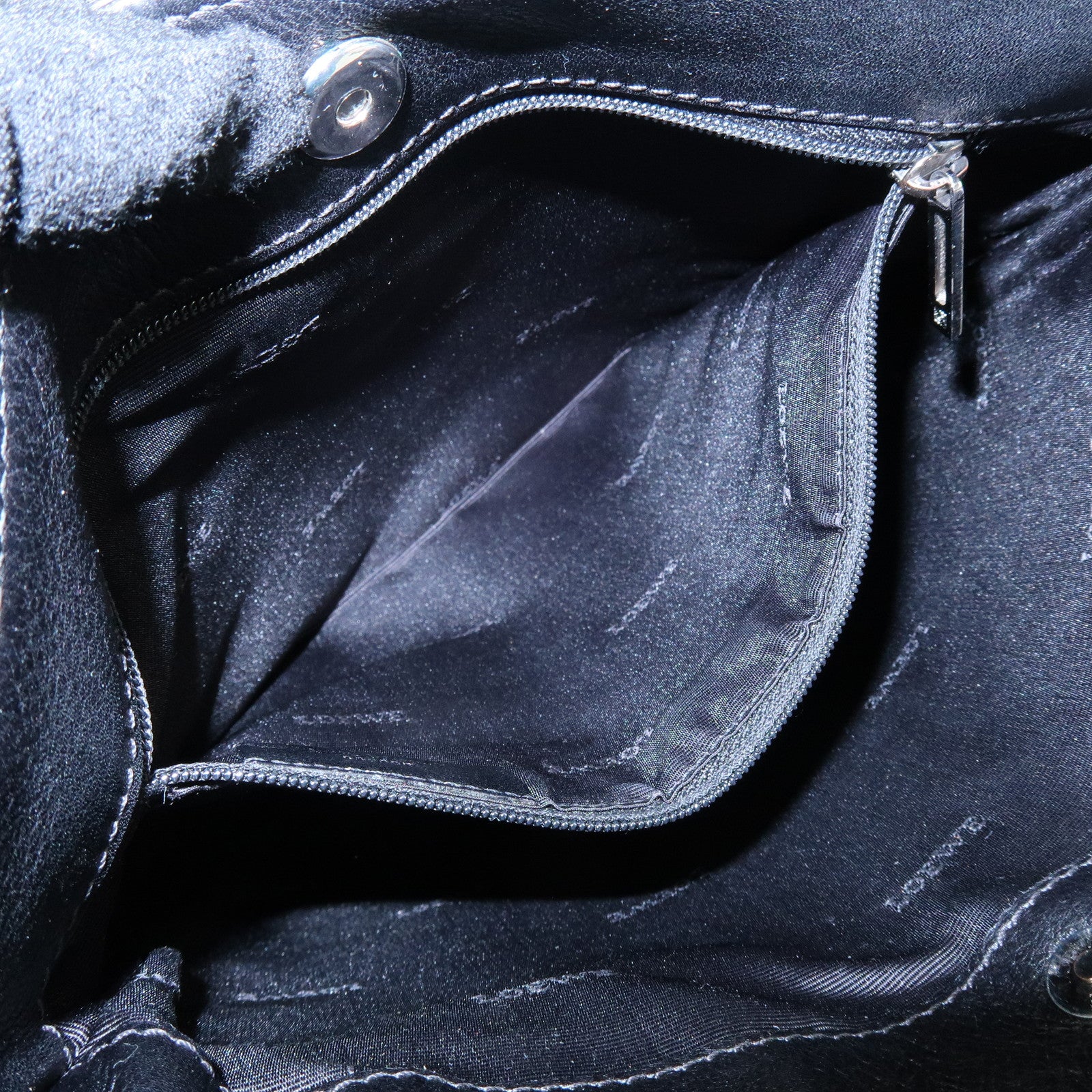 LOEWE Anagram Calf Leather Shoulder Bag Crossbody Bag Black