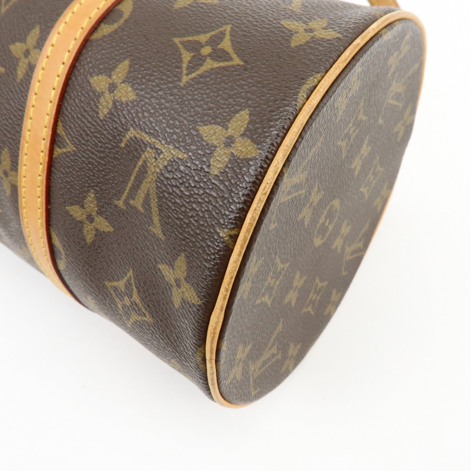 Louis Vuitton Monogram Papillon 30 Hand Bag Brown M51385
