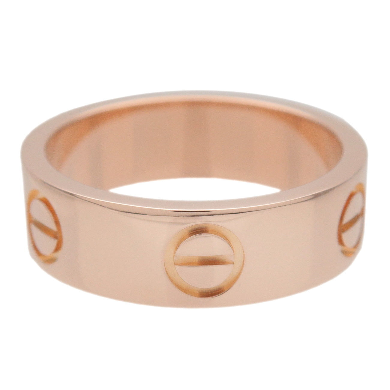 Cartier Love Ring K18 750PG #50 US5.25-5.5 EU50 HK11.5