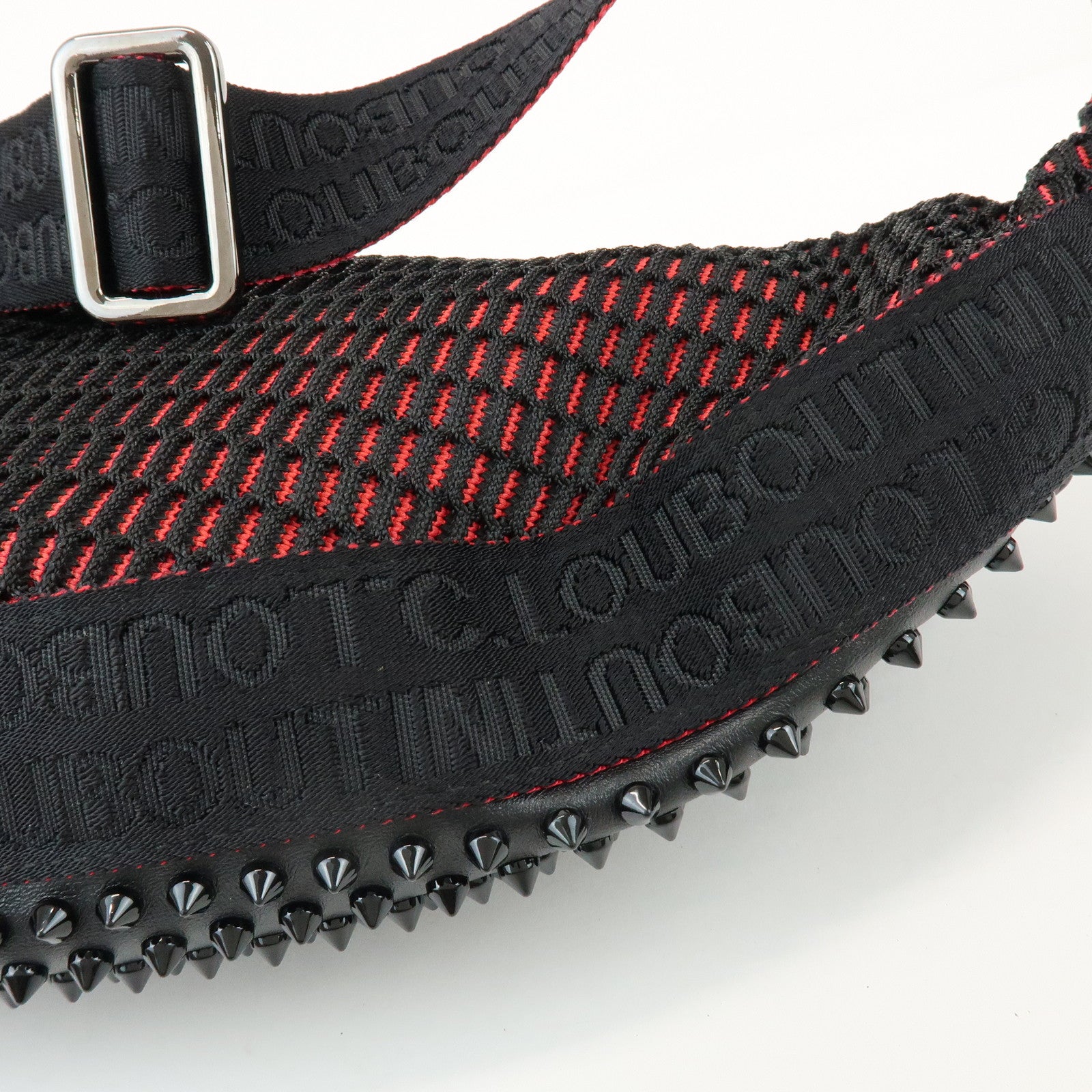 Christian Louboutin Paris New York City Leather Body Bag Black