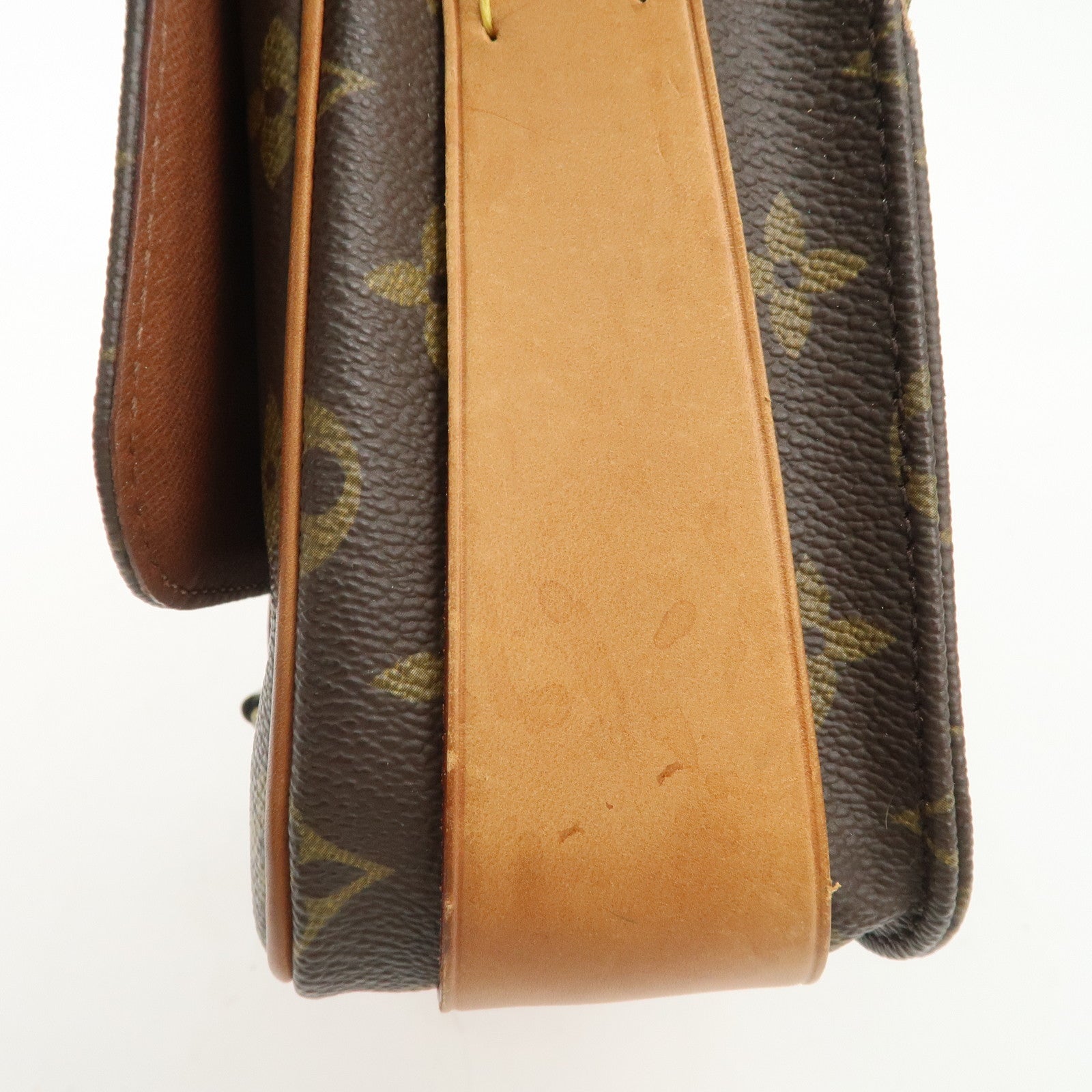 Louis Vuitton Monogram Cartouchiere MM Shoulder Bag M51253