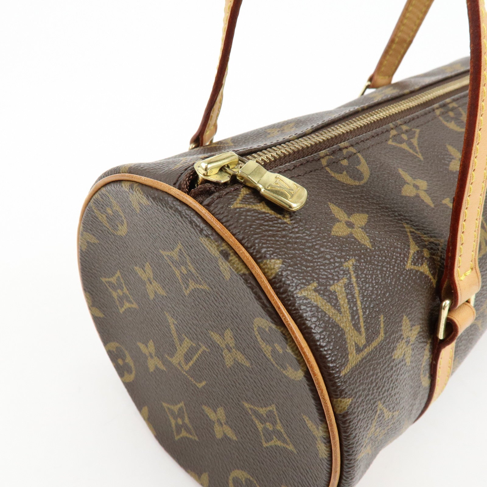 Louis Vuitton Monogram Papillon 26 Hand Bag Brown M51386