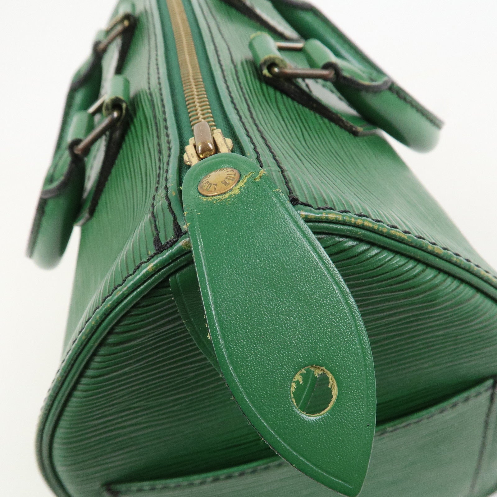 Louis Vuitton Epi Speedy 25 Hand Boston Bag Borneo Green M43014