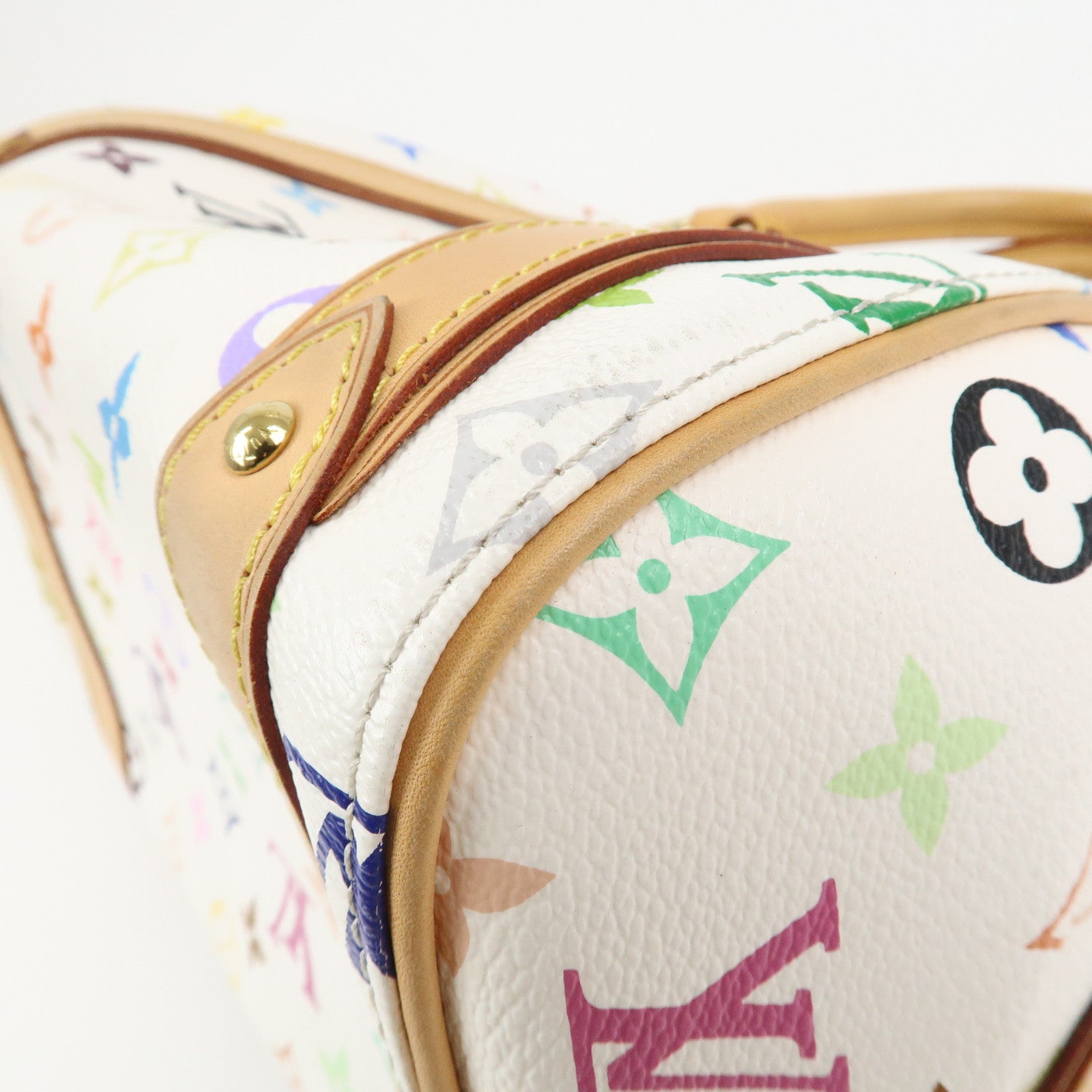 Louis Vuitton Monogram Multicolor Priscilla Hand Bag Blanc M40096